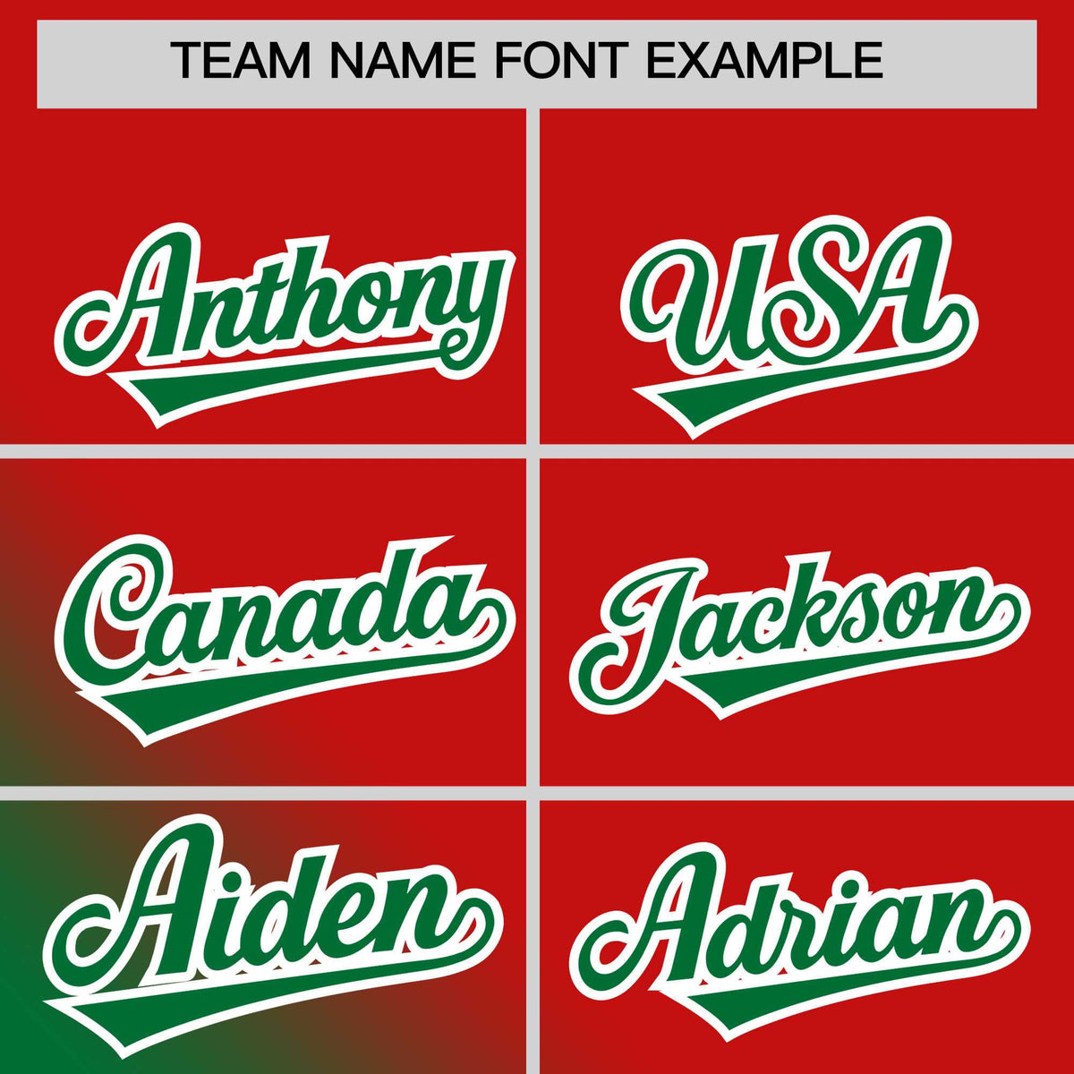 Custom Red Kelly Green Diagonal Stripe Personalized Gradient Fashion Baseball Jersey
