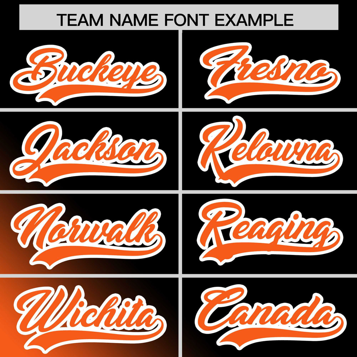 Custom Black Orange Diagonal Stripe Personalized Gradient Fashion Baseball Jersey