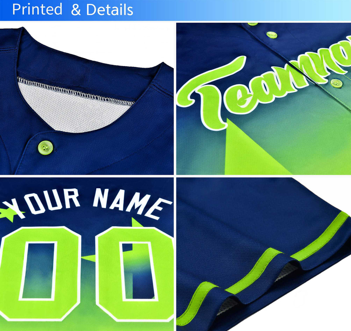 Custom Orange Kelly Green Diagonal Stripe Personalized Gradient Fashion Baseball Jersey