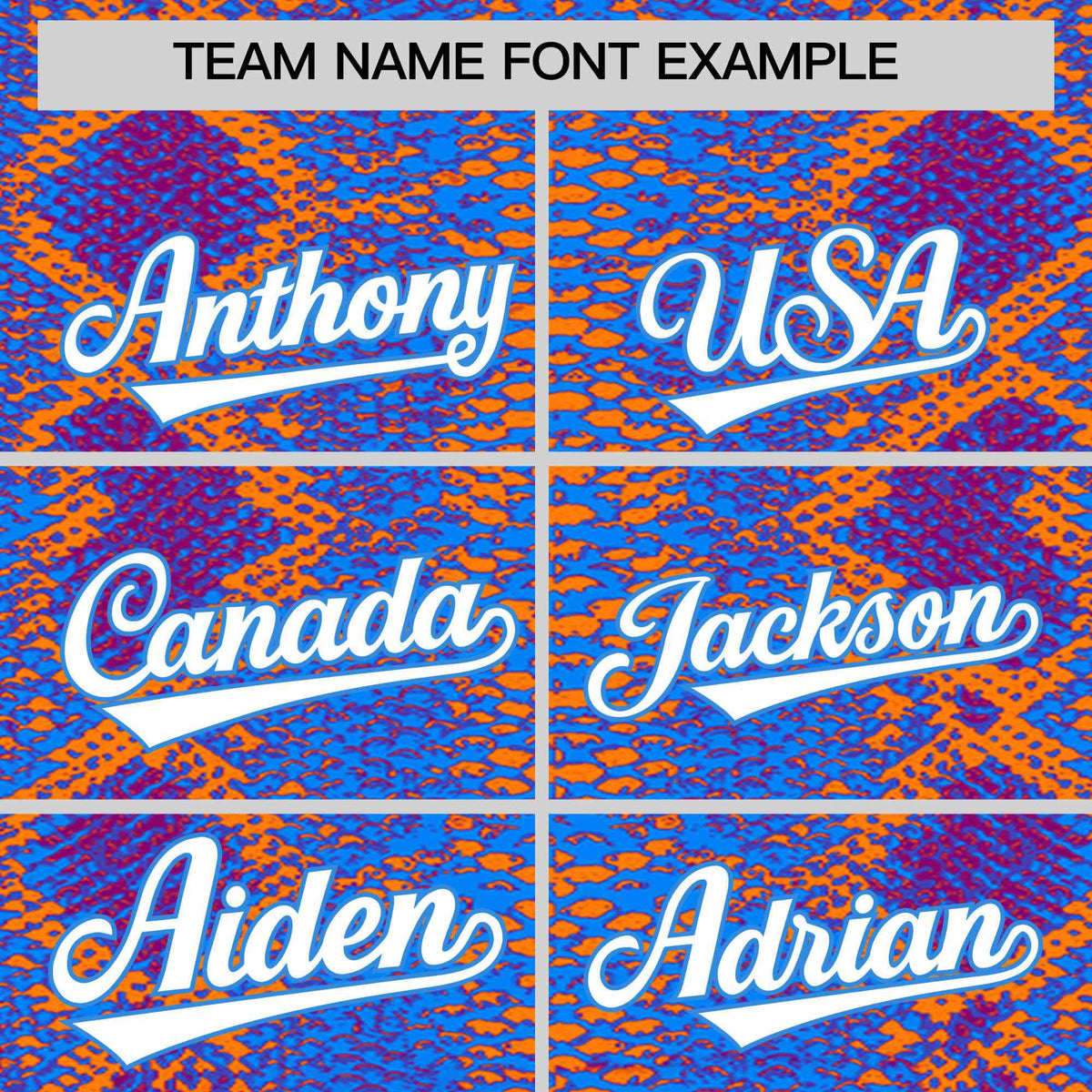 Custom Multi Color Snakeskin Pattern Authentic Baseball Jersey