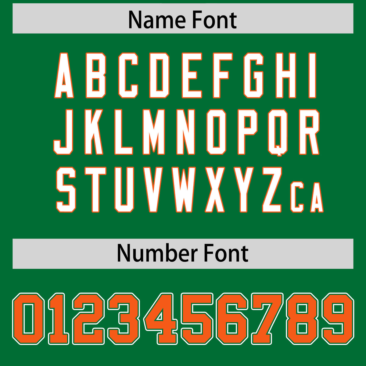 Custom Kelly Green Orange Personalized Edge Color Block Authentic Baseball Jersey