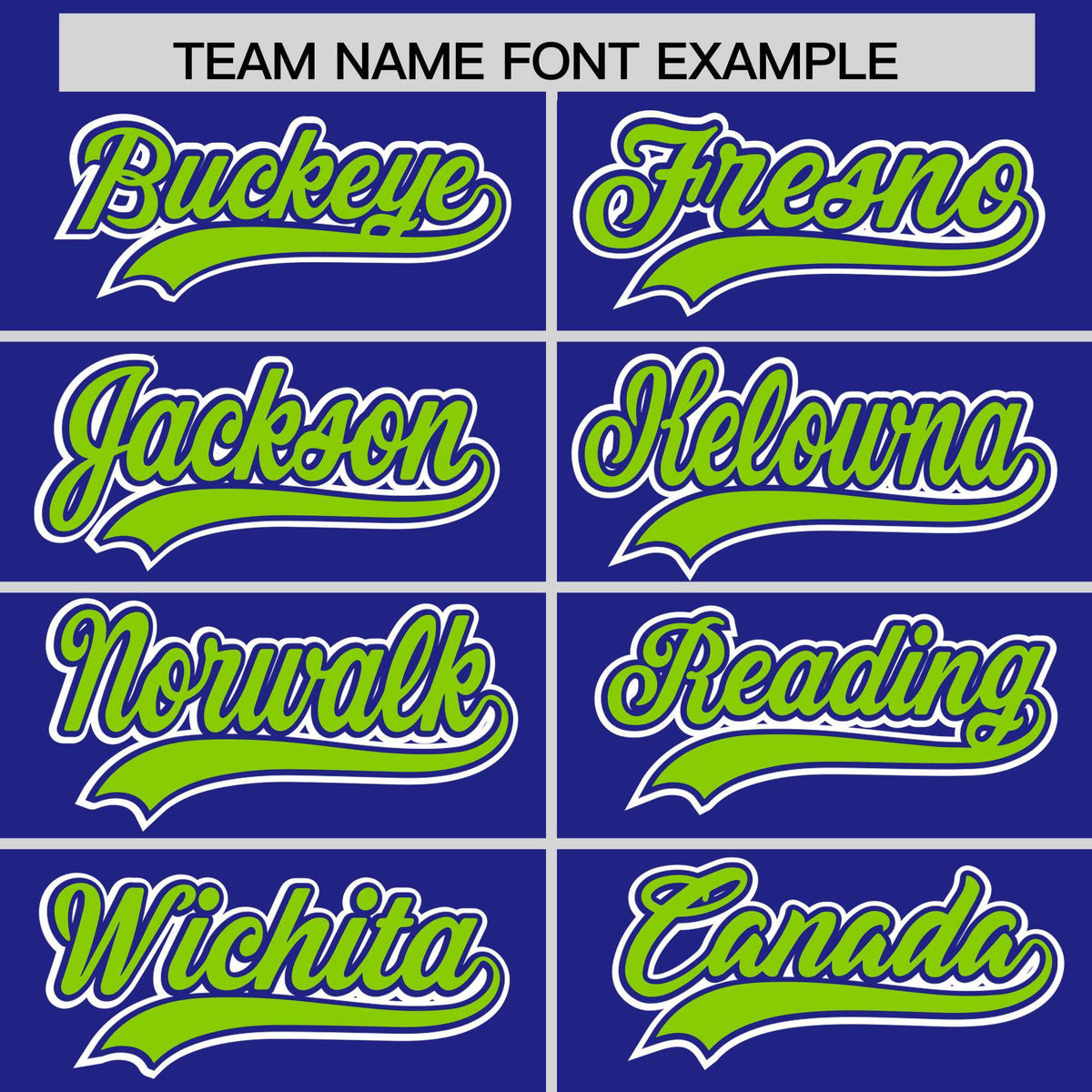 Custom Royal Neon Green Personalized Edge Color Block Authentic Baseball Jersey