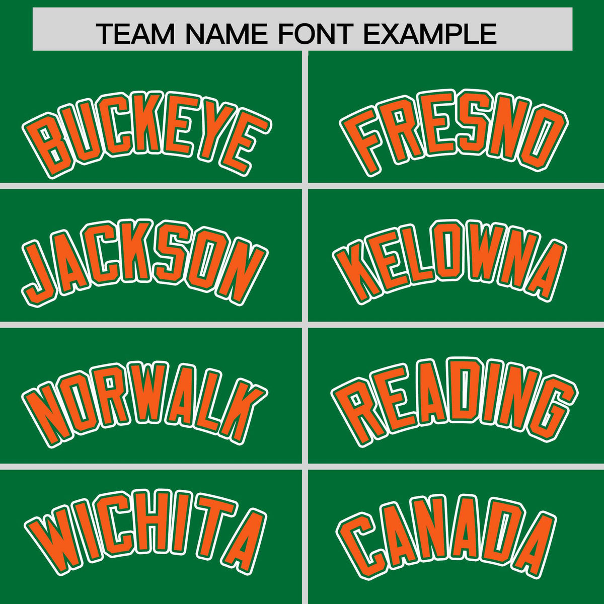 Custom Kelly Green Orange Personalized Edge Color Block Authentic Baseball Jersey