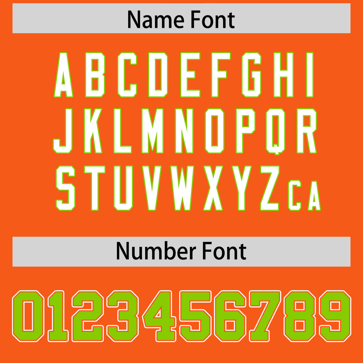 Custom Orange Neon Green Personalized Edge Color Block Authentic Baseball Jersey