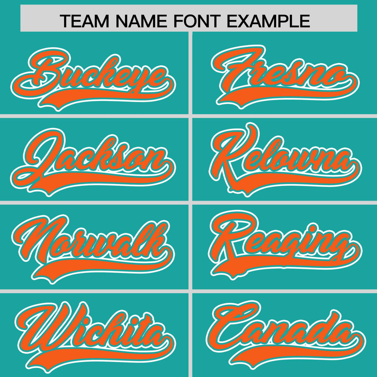 Custom Aqua Orange Personalized Edge Color Block Authentic Baseball Jersey
