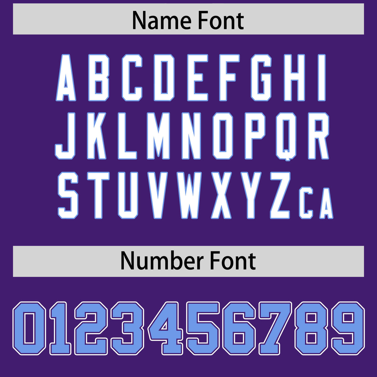 Custom Purple Light Blue Personalized Edge Color Block Authentic Baseball Jersey