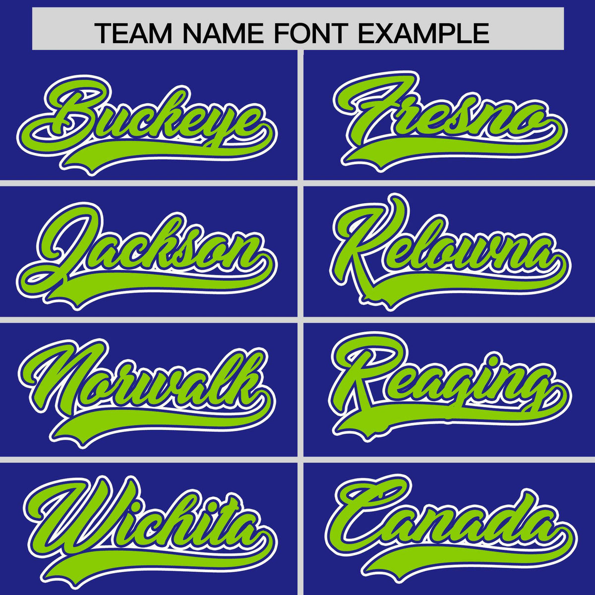 Custom Royal Neon Green Personalized Edge Color Block Authentic Baseball Jersey