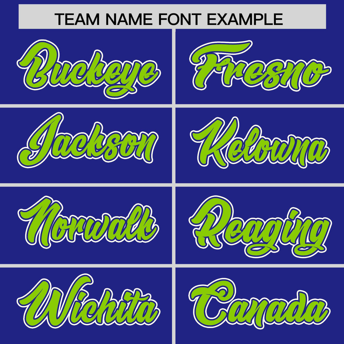 Custom Royal Neon Green Personalized Edge Color Block Authentic Baseball Jersey