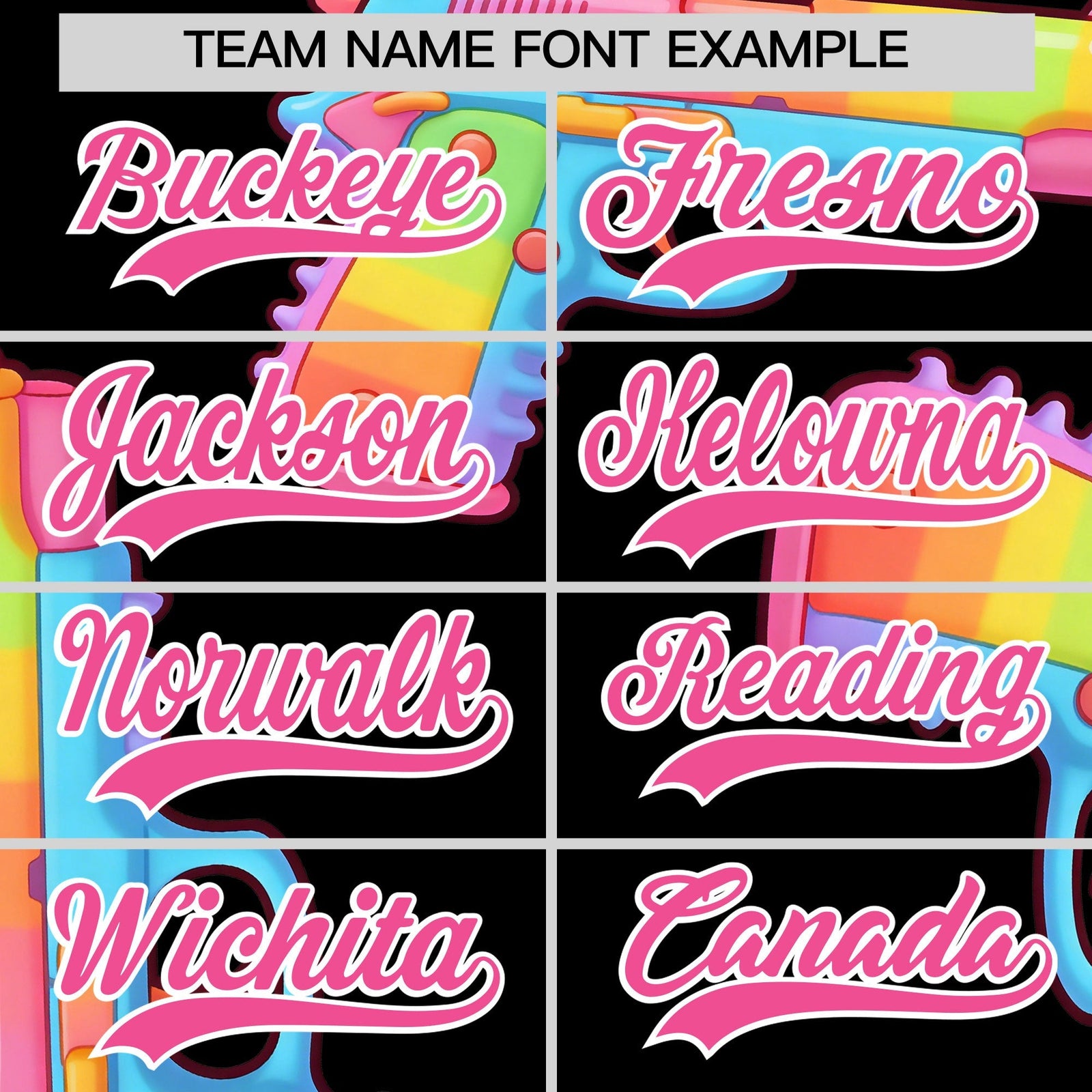 Custom Youth Baseball Jersey Black Pink Sugar-Coated Firepower Graffiti Pattern Hip-hop