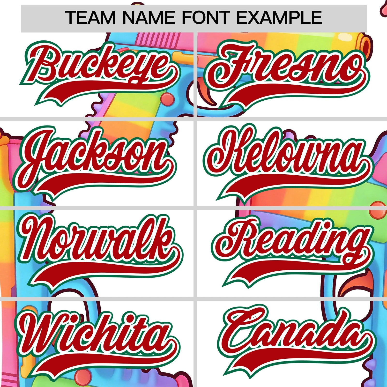 Custom Youth Baseball Jersey White Red Sugar-Coated Firepower Graffiti Pattern Street Style