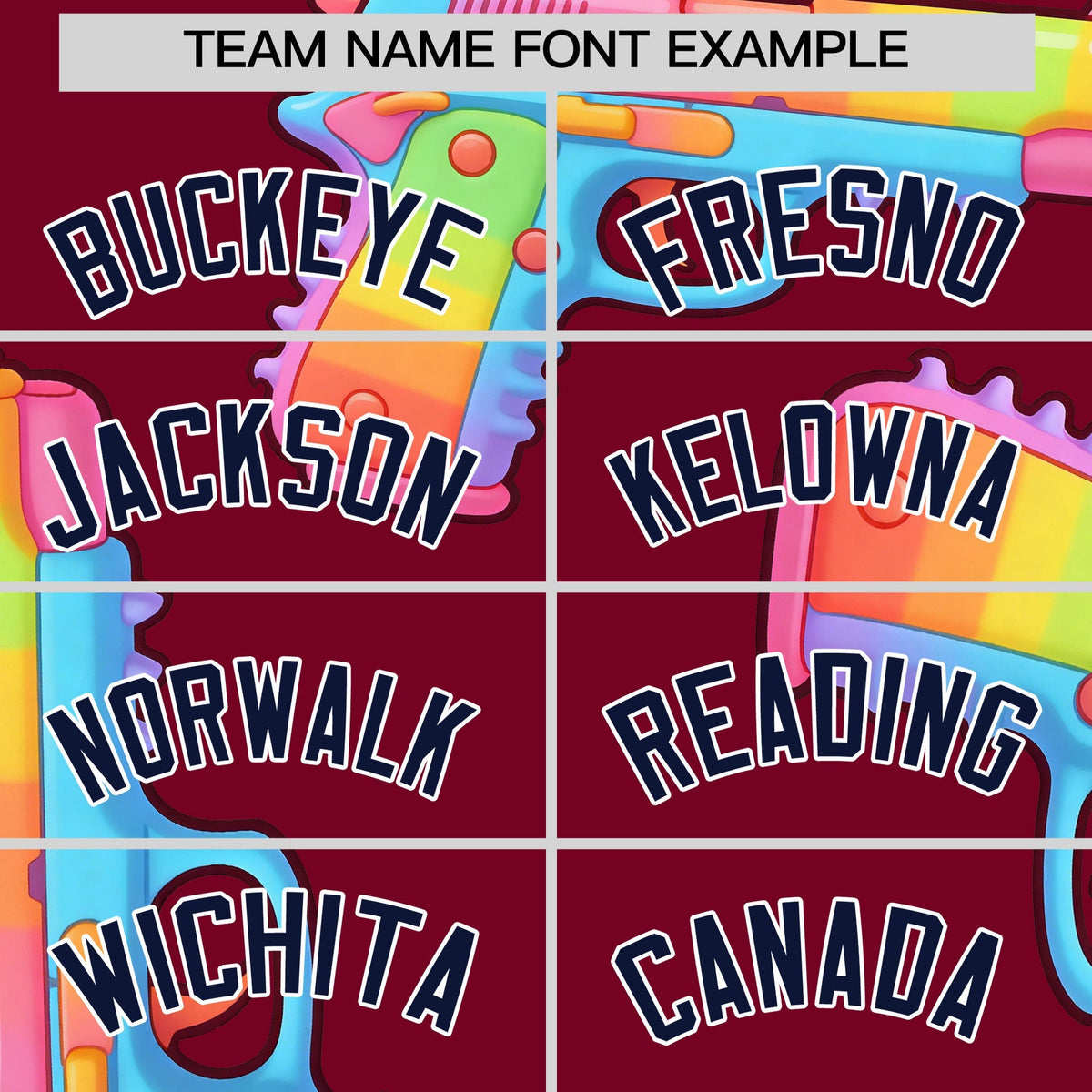 Custom Youth Baseball Jersey Crimson Navy Sugar-Coated Firepower Graffiti Pattern Street Style