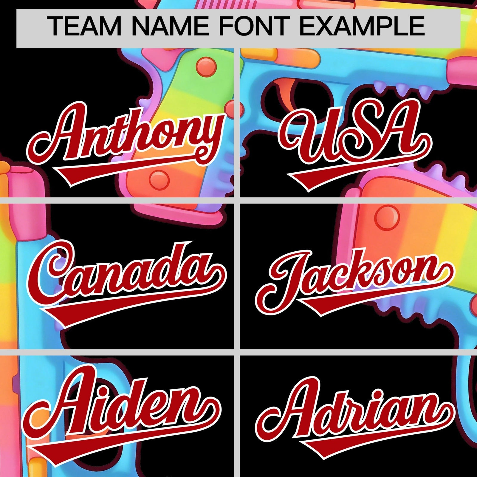 Custom Youth Baseball Jersey Black Red Sugar-Coated Firepower Graffiti Pattern Hip-hop