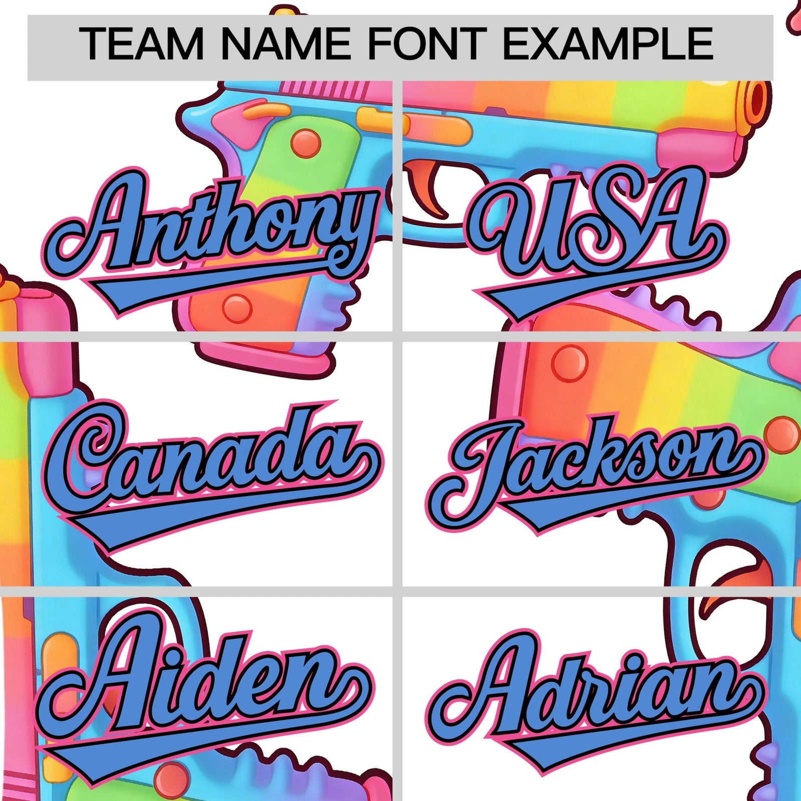 Custom Youth Baseball Jersey White Powder Blue Sugar-Coated Firepower Graffiti Pattern Urban Fashion