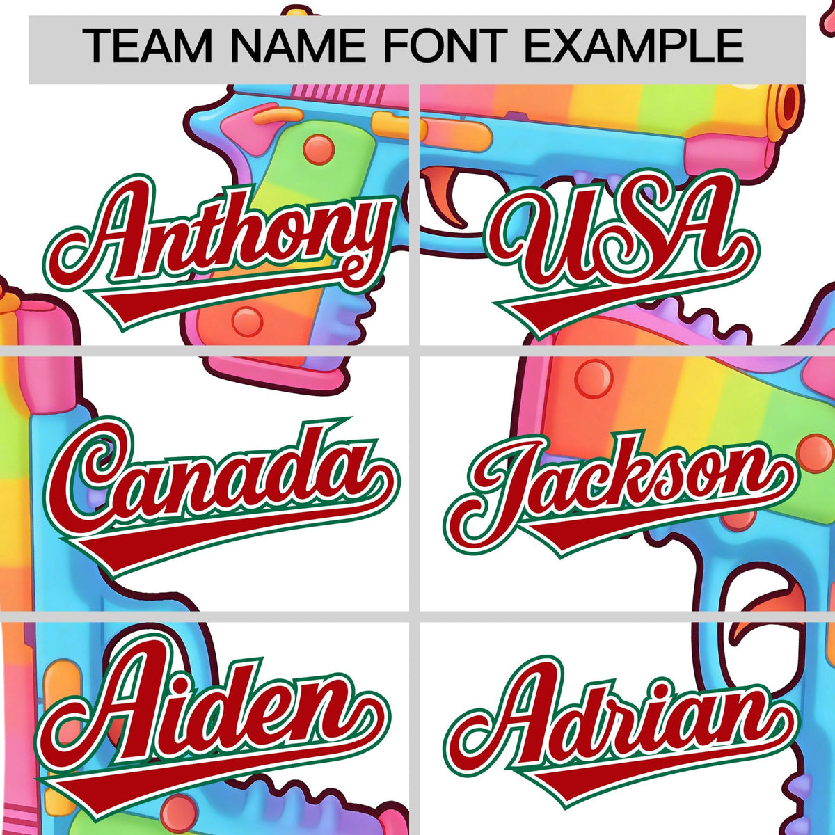 Custom Youth Baseball Jersey White Red Sugar-Coated Firepower Graffiti Pattern Street Style