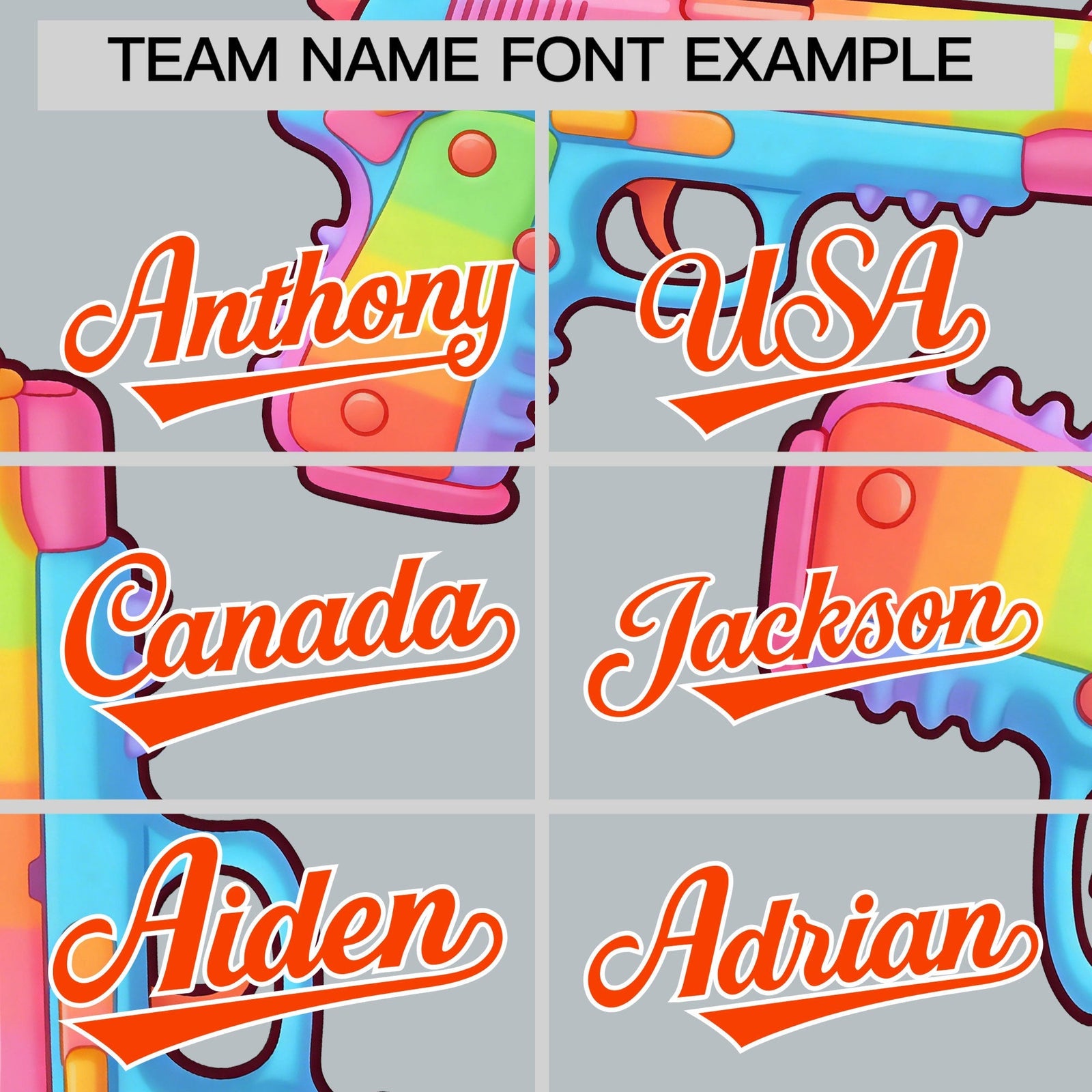 Custom Youth Baseball Jersey Silver Orange Sugar-Coated Firepower Graffiti Pattern Hip-hop