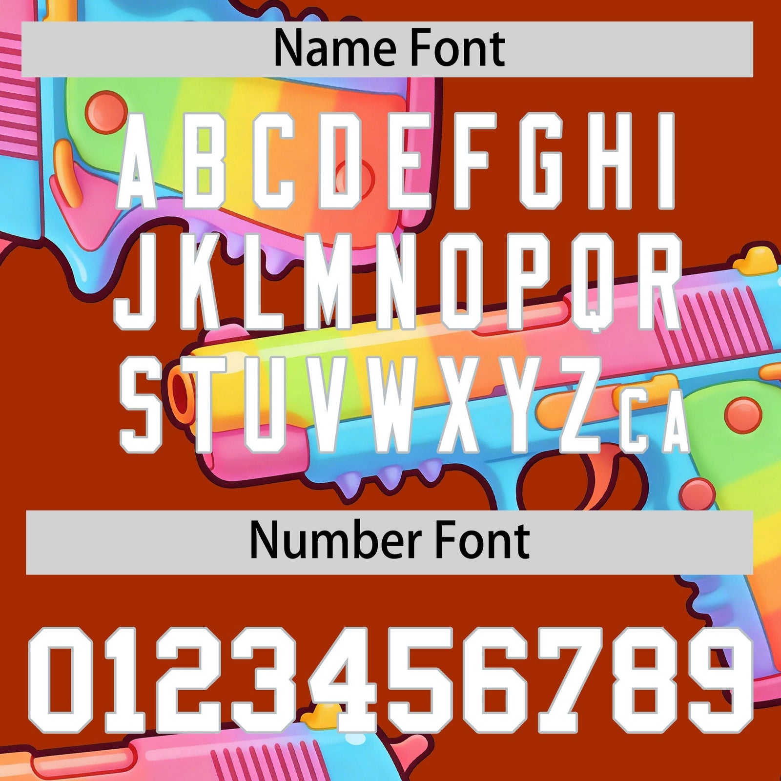 Custom Youth Baseball Jersey Dark Orange White Sugar-Coated Firepower Graffiti Pattern Urban Fashion