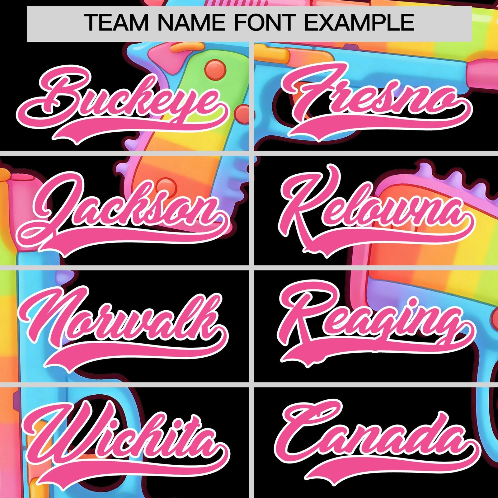 Custom Youth Baseball Jersey Black Pink Sugar-Coated Firepower Graffiti Pattern Hip-hop