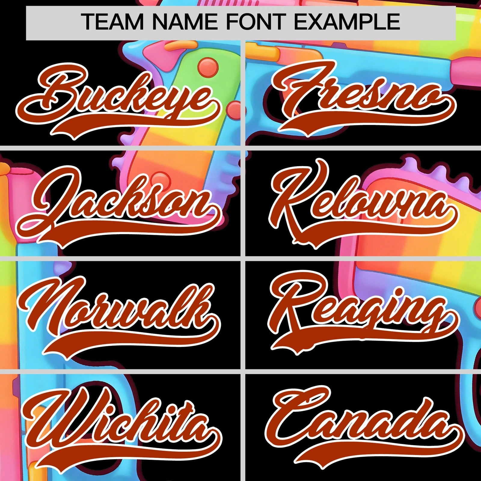 Custom Youth Baseball Jersey Black Dark Orange Sugar-Coated Firepower Graffiti Pattern Urban Fashion
