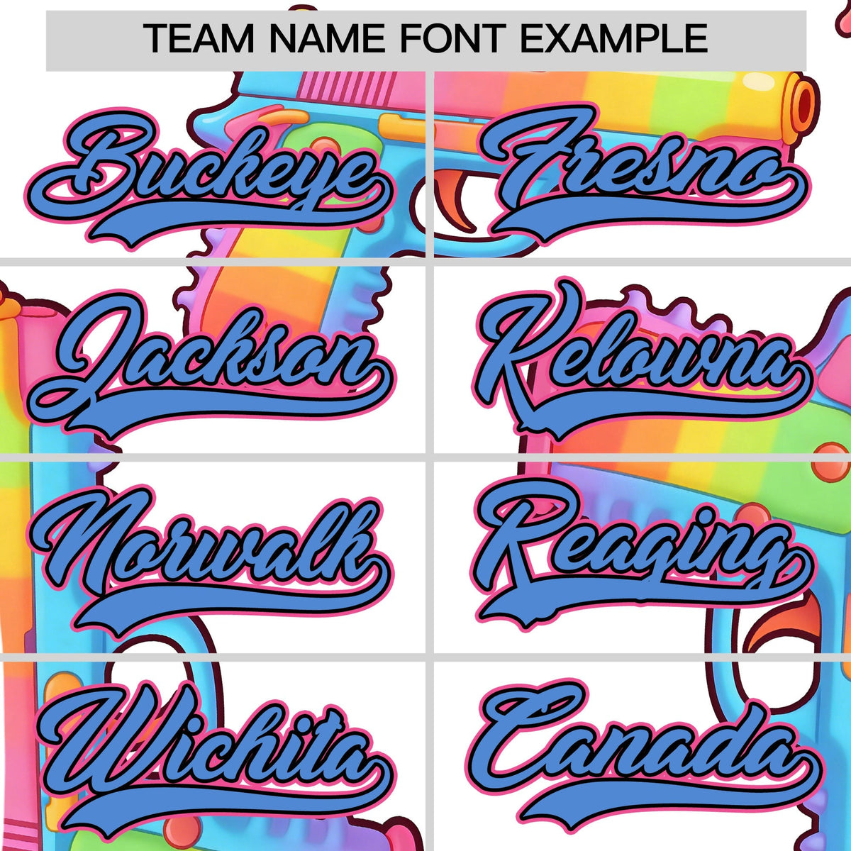 Custom Youth Baseball Jersey White Powder Blue Sugar-Coated Firepower Graffiti Pattern Urban Fashion