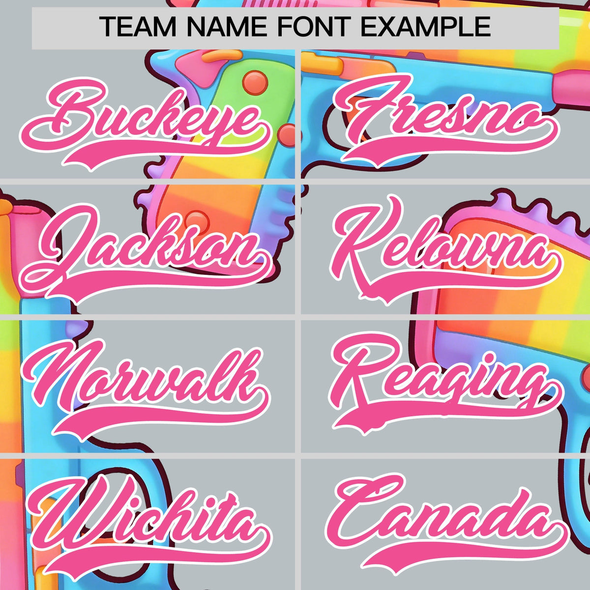 Custom Youth Baseball Jersey Silver Pink Sugar-Coated Firepower Graffiti Pattern Street Style