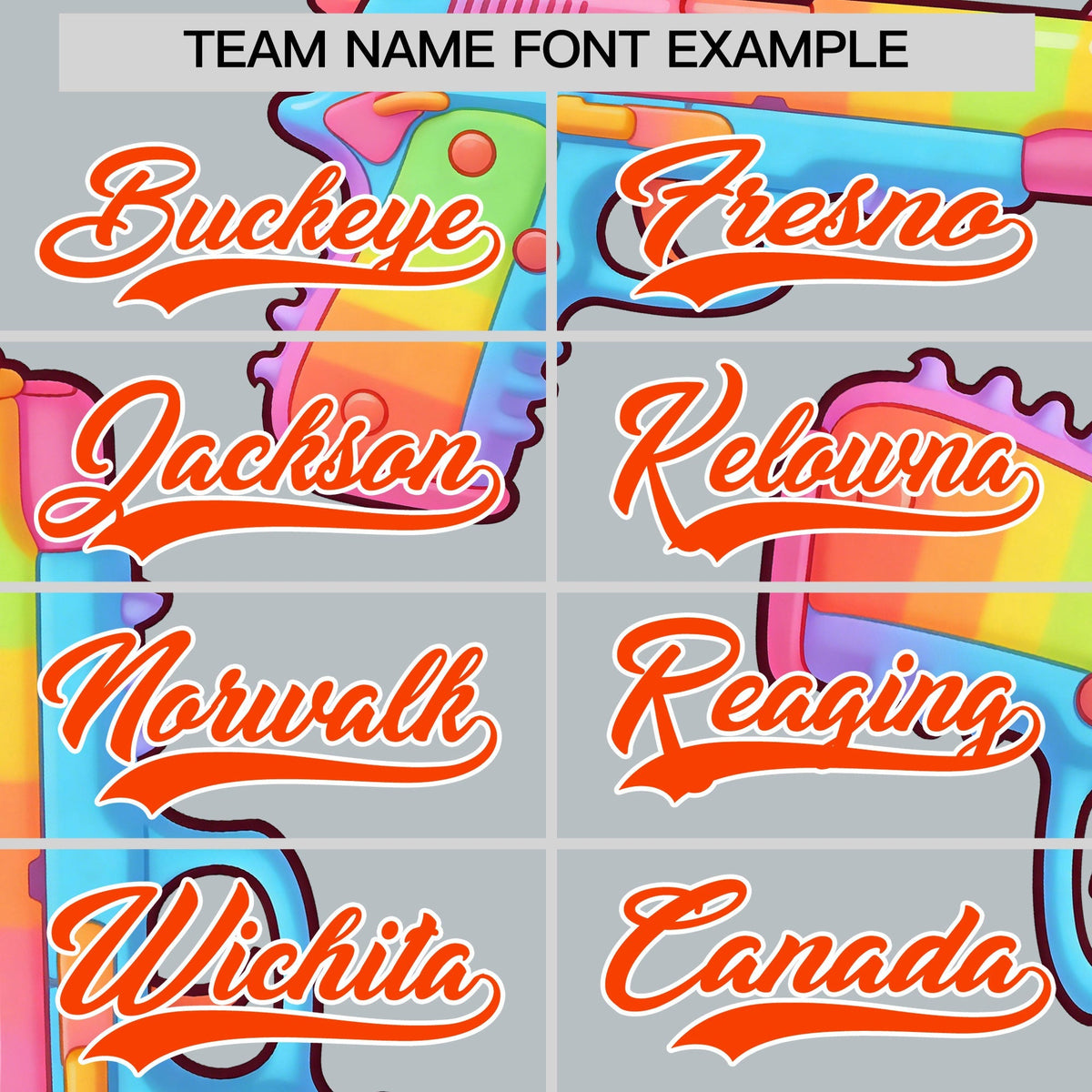 Custom Youth Baseball Jersey Silver Orange Sugar-Coated Firepower Graffiti Pattern Hip-hop