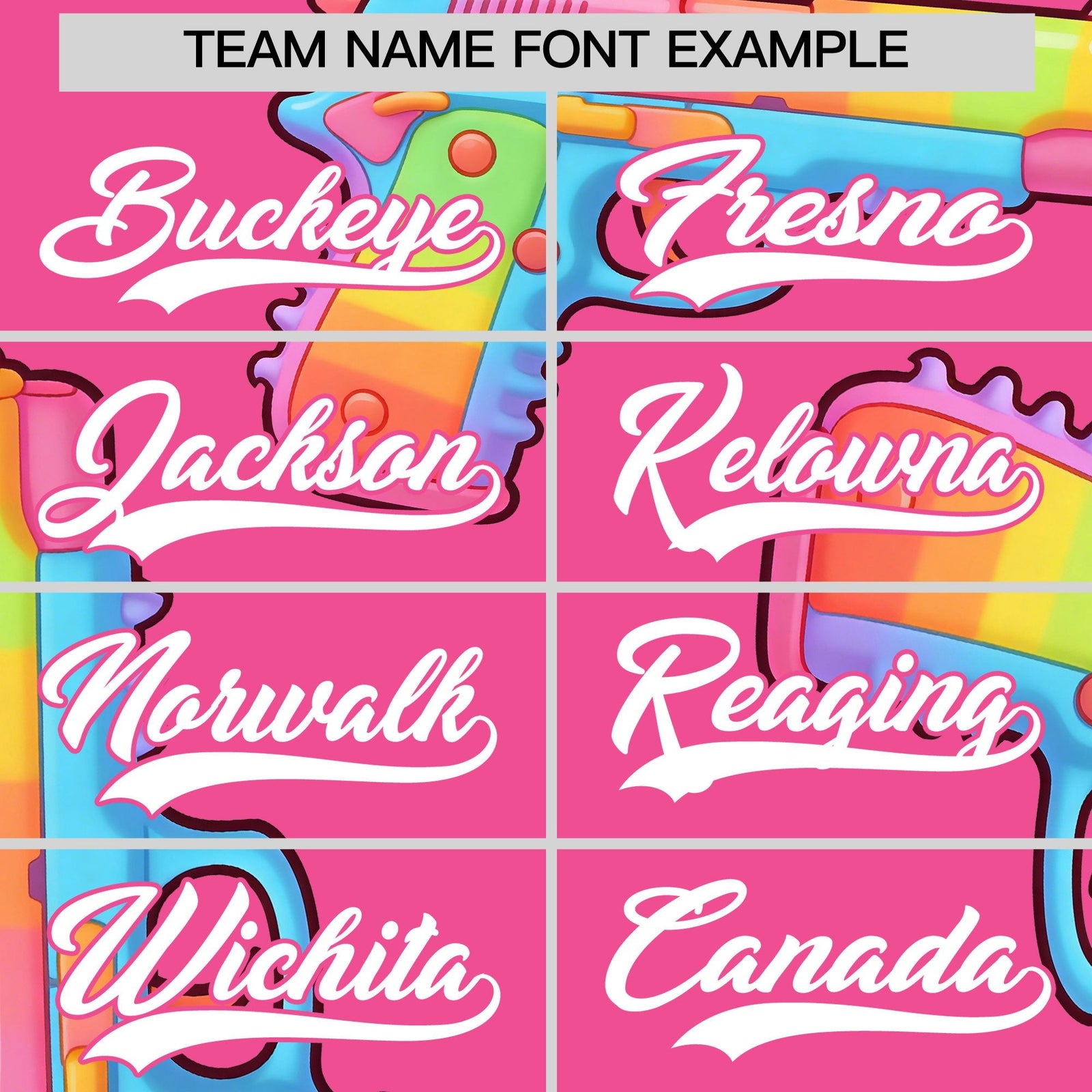 Custom Youth Baseball Jersey Pink White Sugar-Coated Firepower Graffiti Pattern Urban Fashion