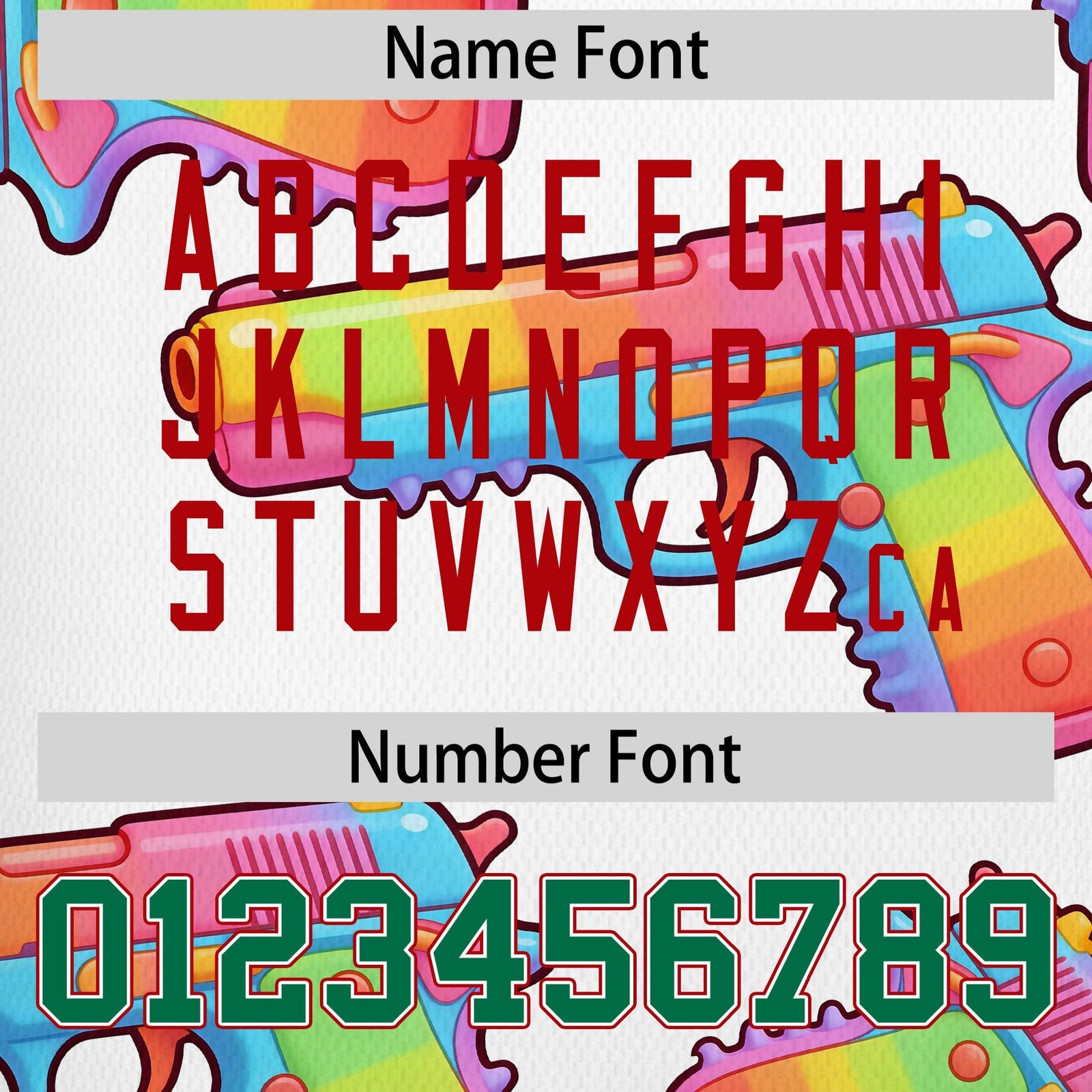Custom Youth Baseball Jersey White Kelly Green Sugar-Coated Firepower Graffiti Pattern Hip-hop