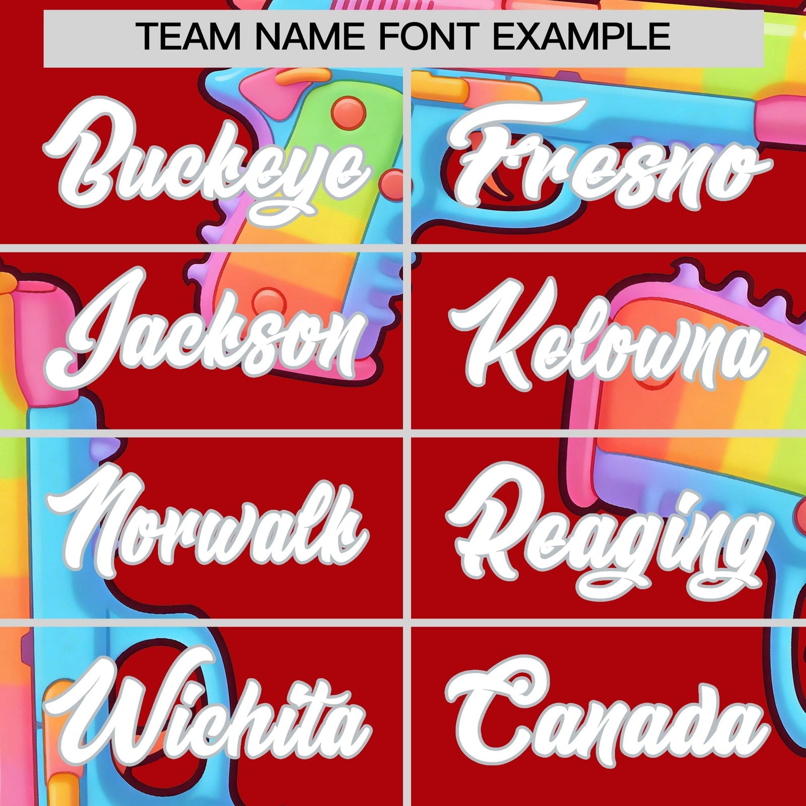 Custom Youth Baseball Jersey Red White Sugar-Coated Firepower Graffiti Pattern Urban Fashion