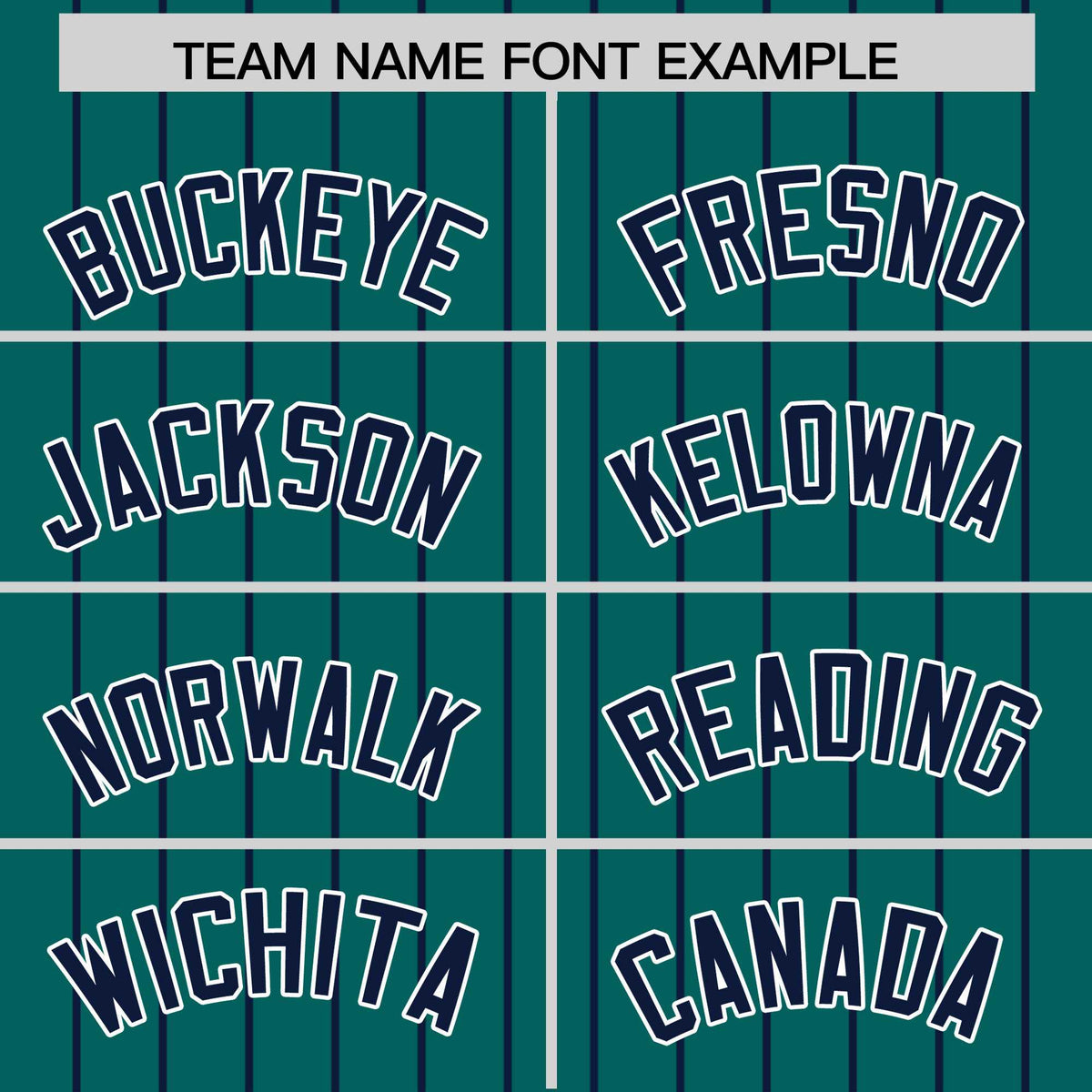 Custom Aqua Navy Pinstripe Personalized Two-Tone Authentic Baseball Jersey