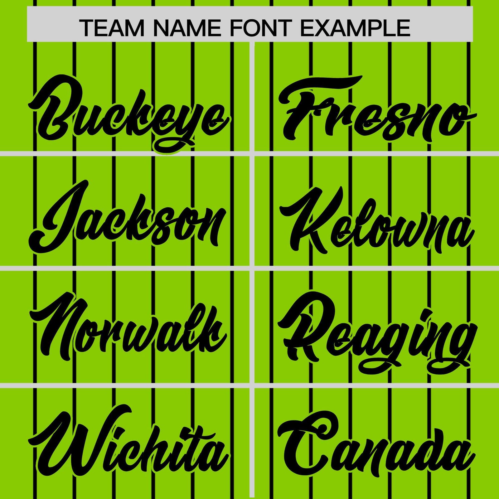 Custom Neon Green Black Pinstripe Personalized Two-Tone Authentic Baseball Jersey