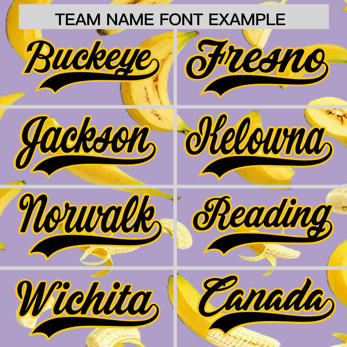 Custom Light Purple Banana Graffiti Pattern Fashion Authentic Baseball Jersey | Graffiti Pattern | Embroidery&Dye-sublimation printing | KXKSHOP