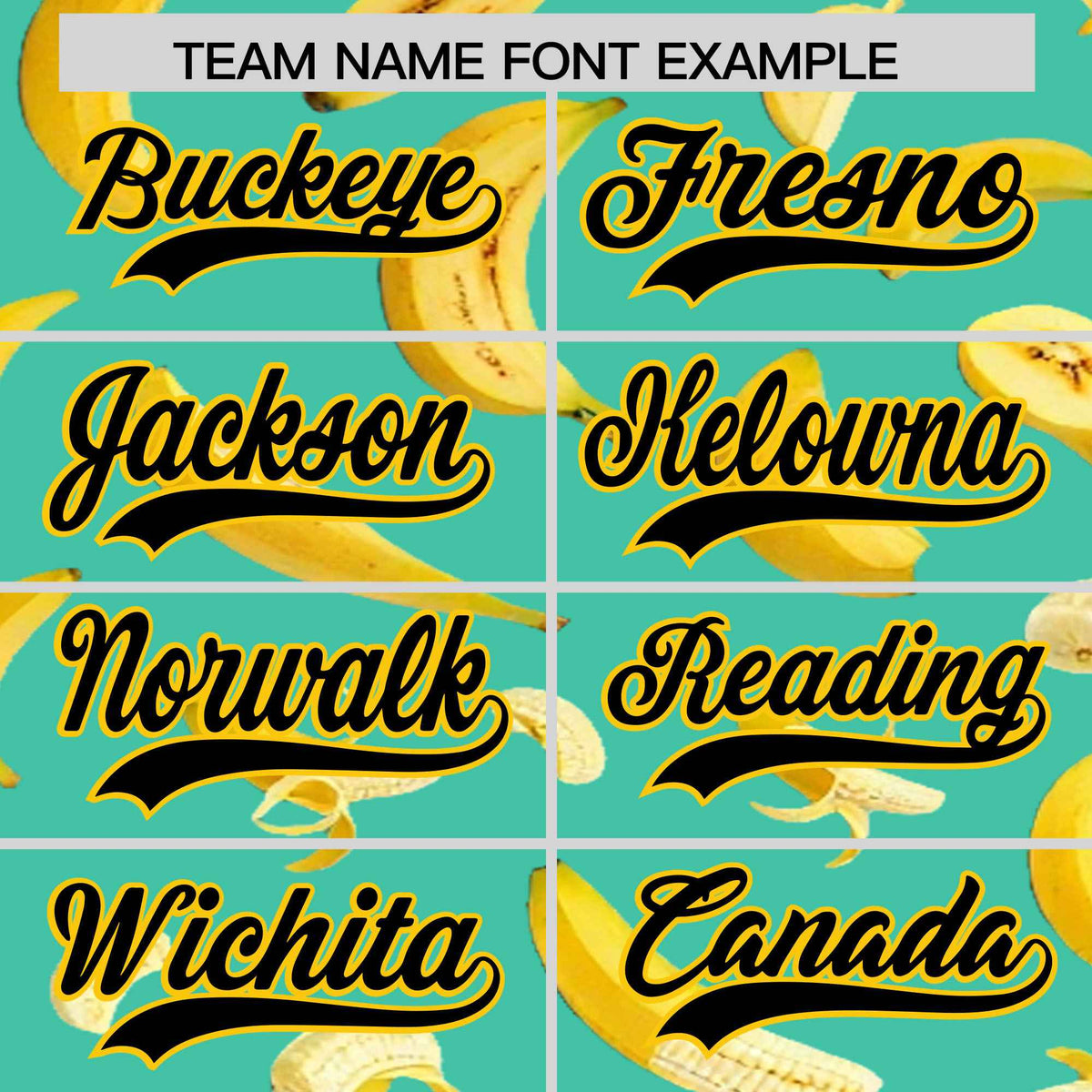 Custom Bright Green Banana Graffiti Pattern Fashion Authentic Baseball Jersey | Graffiti Pattern | Embroidery&Dye-sublimation printing | KXKSHOP