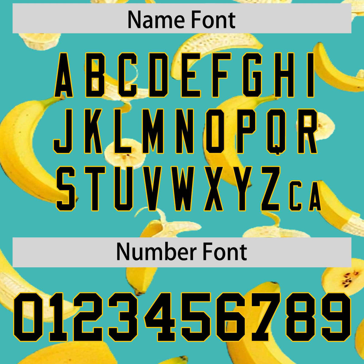 Custom Teal Banana Graffiti Pattern Fashion Authentic Baseball Jersey | Graffiti Pattern | Embroidery&amp;Dye-sublimation printing | KXKSHOP