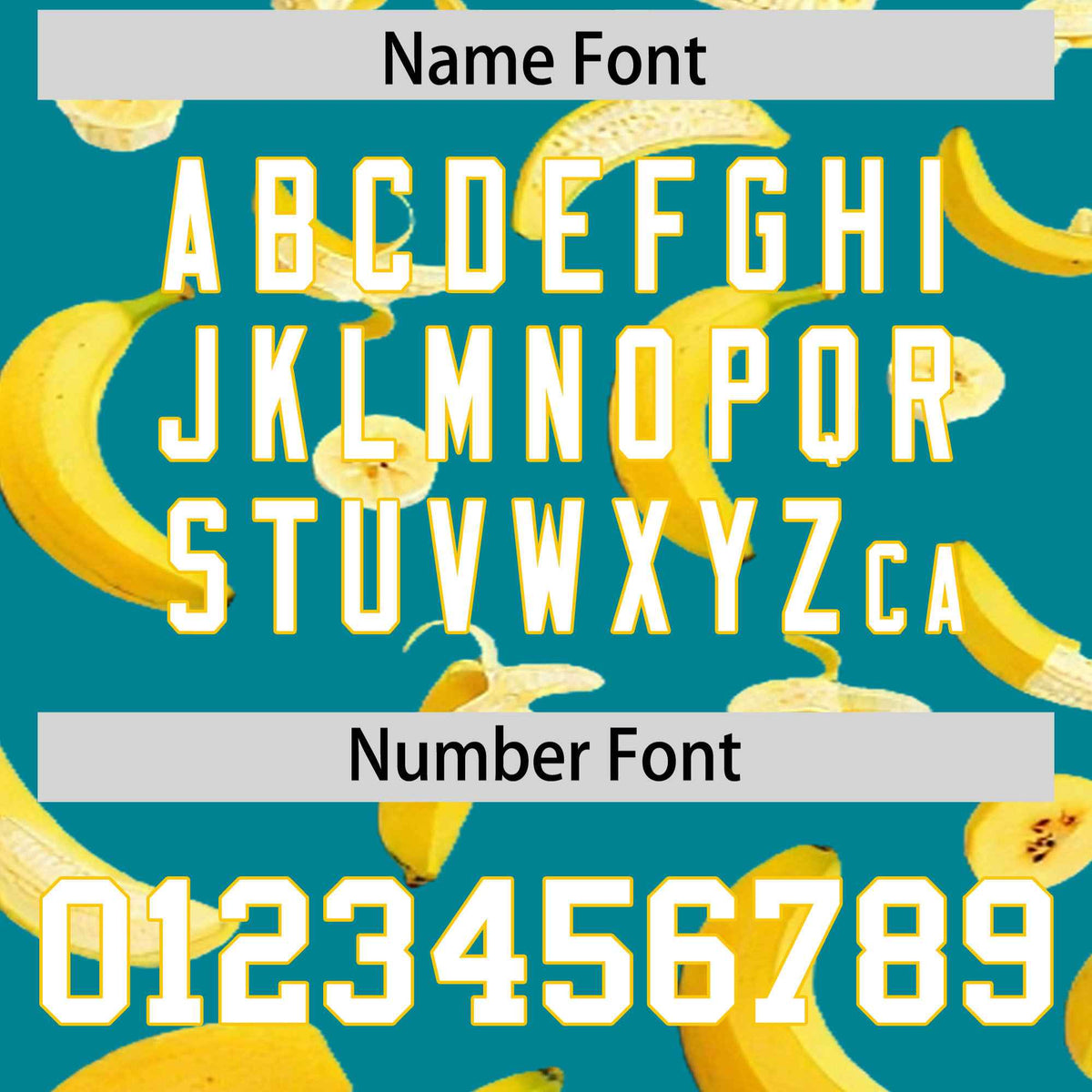 Custom Aqua Banana Graffiti Pattern Fashion Authentic Baseball Jersey | Graffiti Pattern | Embroidery&amp;Dye-sublimation printing | KXKSHOP