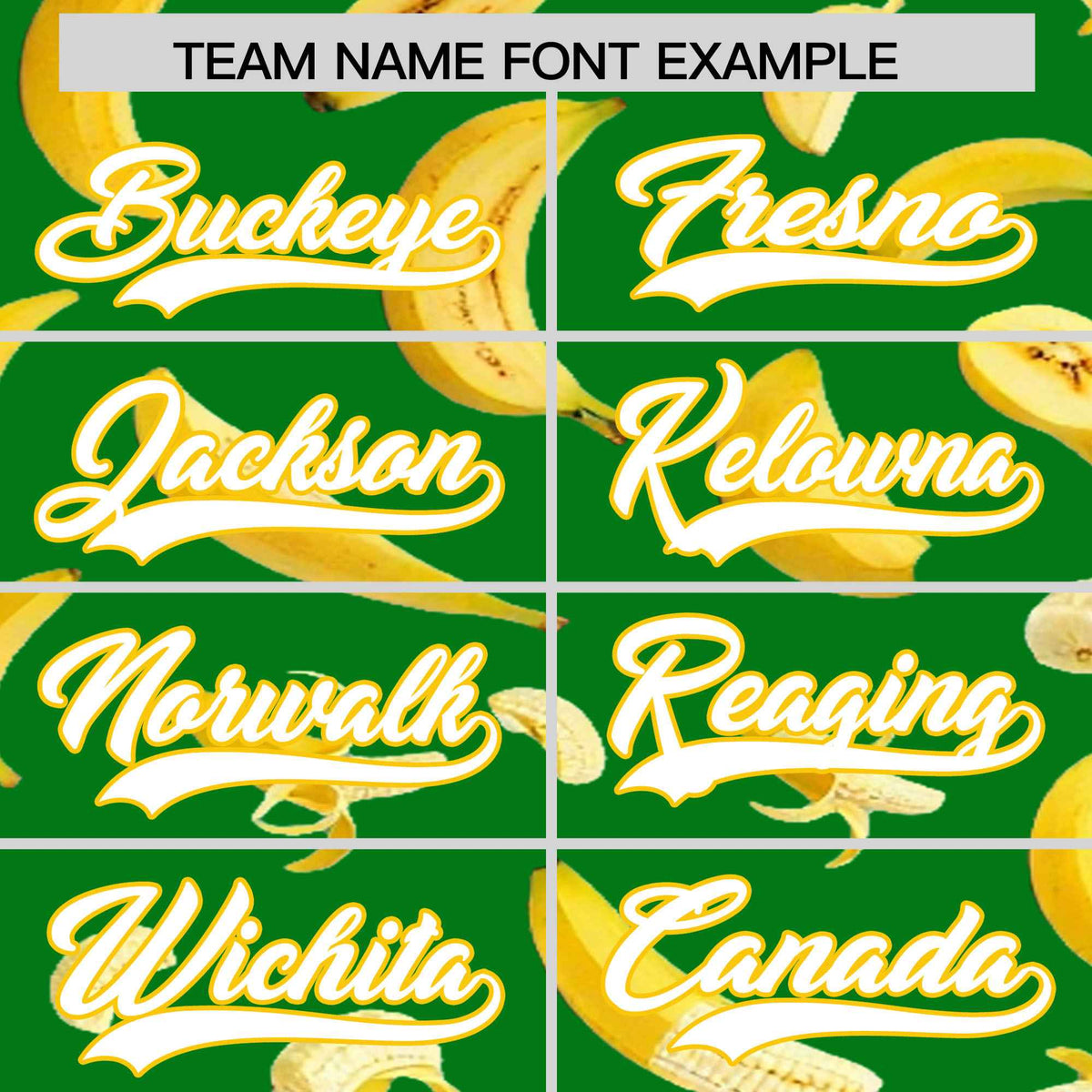 Custom Kelly Green-02 Banana Graffiti Pattern Fashion Authentic Baseball Jersey | Graffiti Pattern | Embroidery&Dye-sublimation printing | KXKSHOP