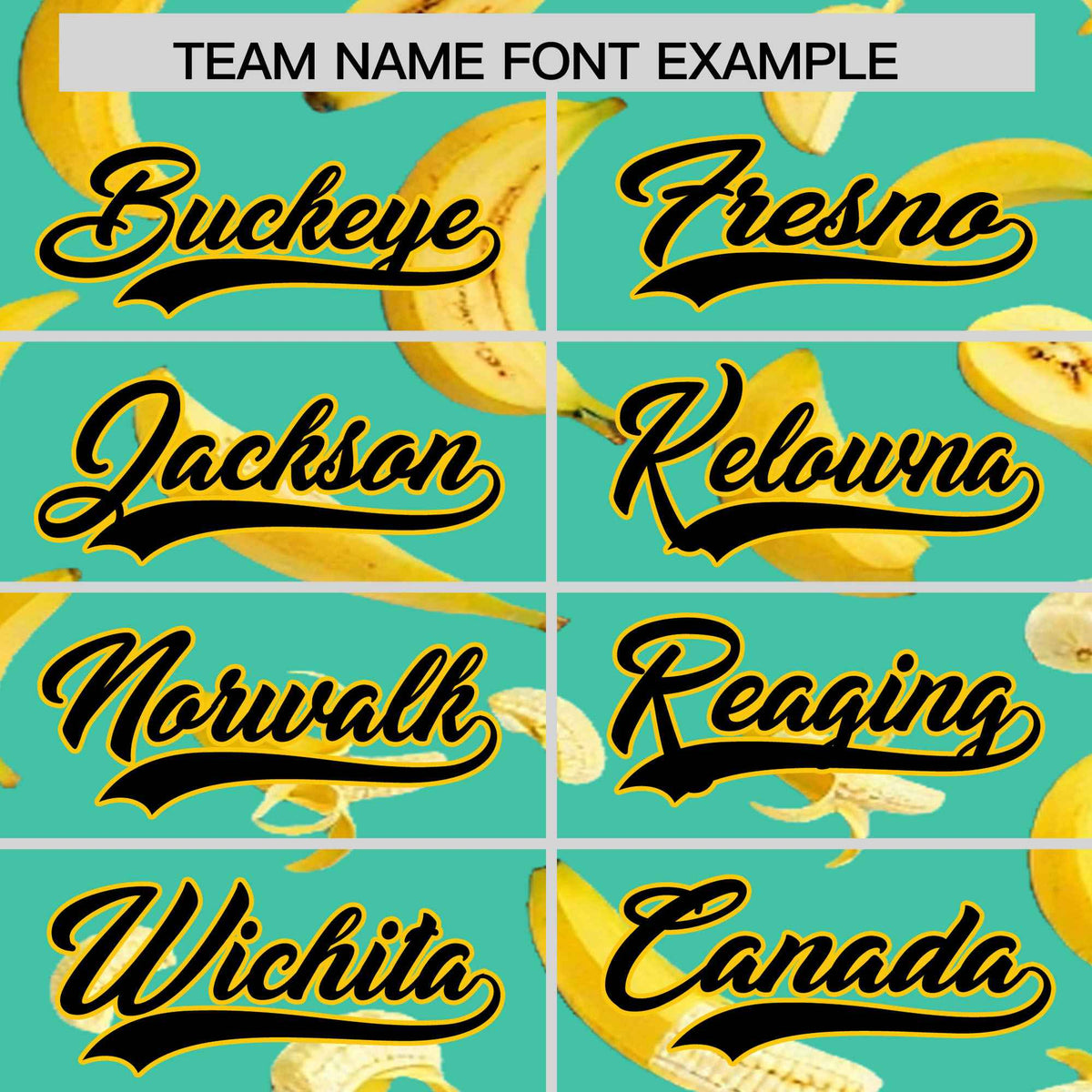 Custom Bright Green Banana Graffiti Pattern Fashion Authentic Baseball Jersey | Graffiti Pattern | Embroidery&Dye-sublimation printing | KXKSHOP