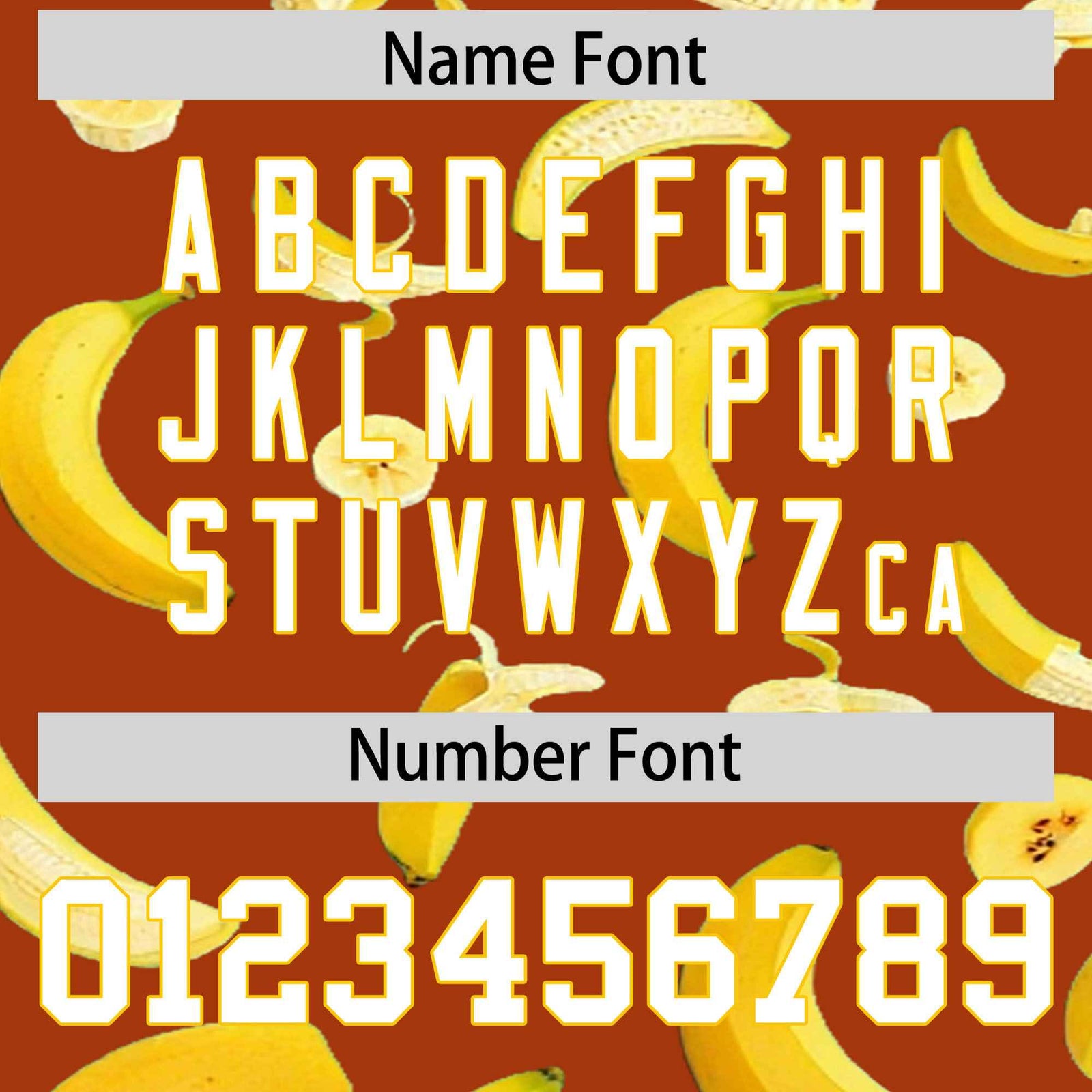 Custom Dark Orange Banana Graffiti Pattern Fashion Authentic Baseball Jersey | Graffiti Pattern | Embroidery&Dye-sublimation printing | KXKSHOP
