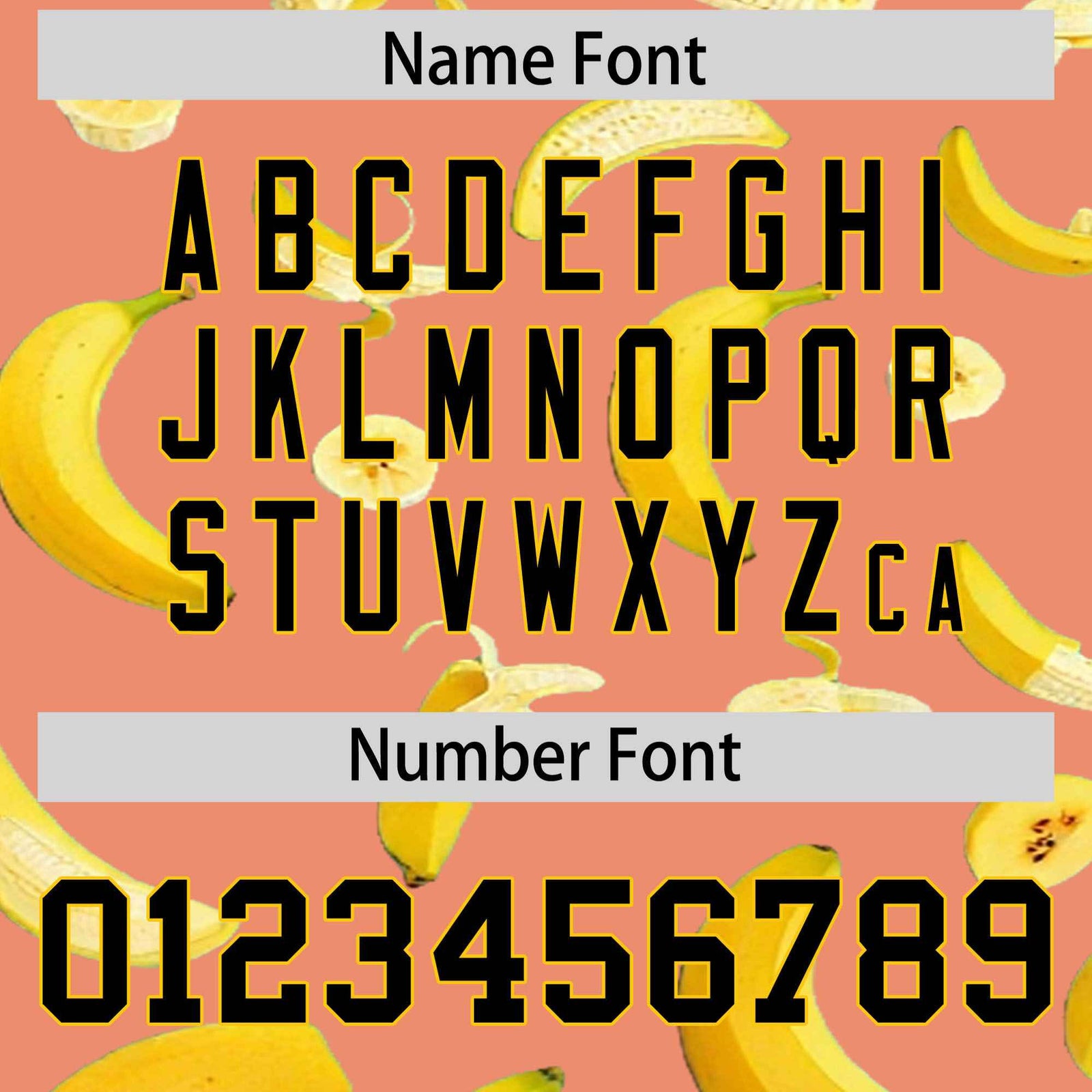 Custom Light Orange Banana Graffiti Pattern Fashion Authentic Baseball Jersey | Graffiti Pattern | Embroidery&Dye-sublimation printing | KXKSHOP