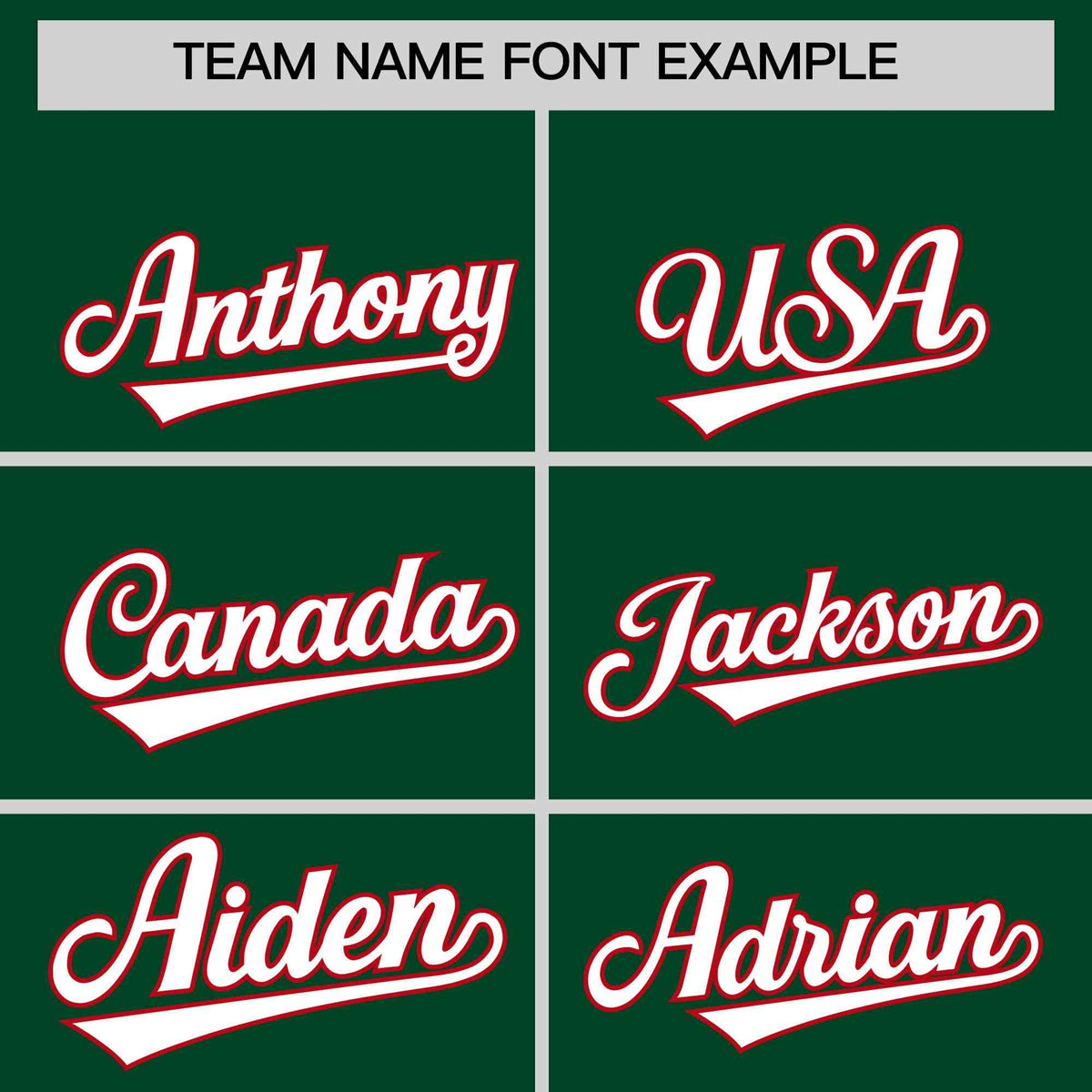 Custom Green Red Star Pattern Thick Stripes Baseball Jersey| KXKSHOP