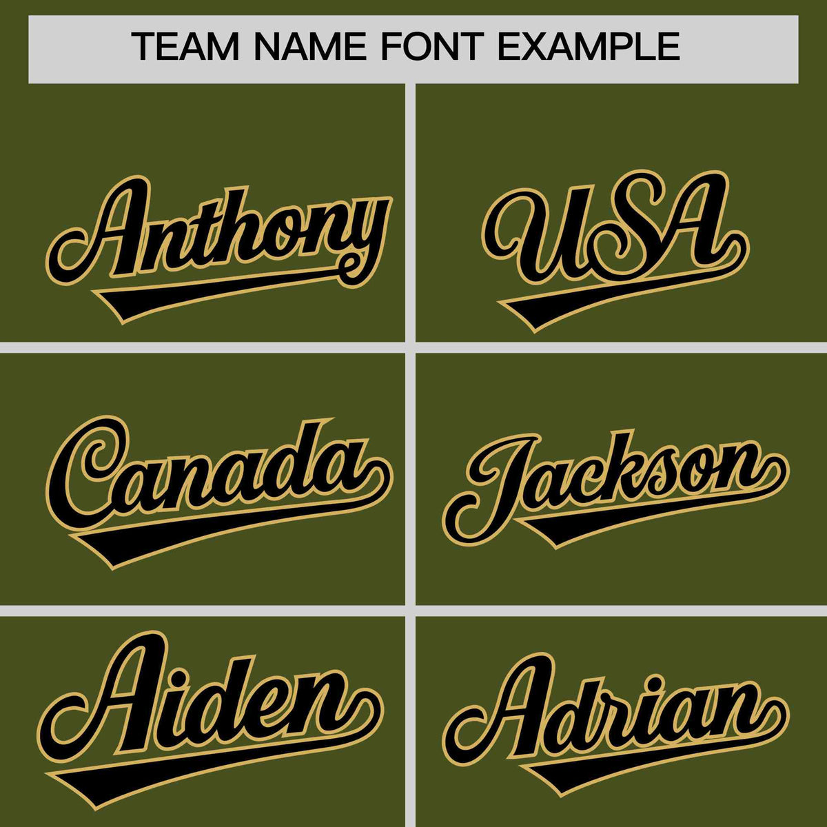 Custom Olive Old Gold Star Pattern Thick Stripes Baseball Jersey| KXKSHOP