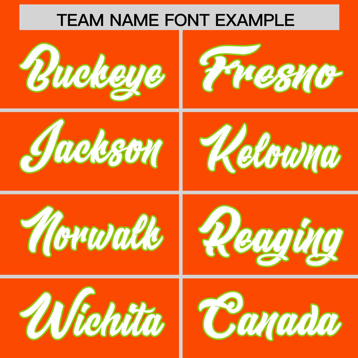 Custom Orange Neon Green Star Pattern Thick Stripes Baseball Jersey