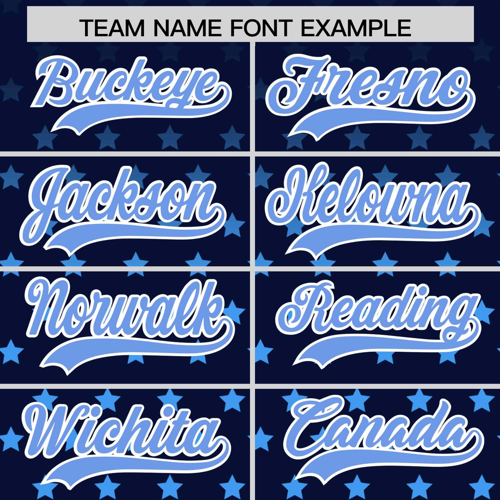 Custom Navy Light Blue-White Raglan Sleeve Personalized Star Print Authentic Baseball Jersey