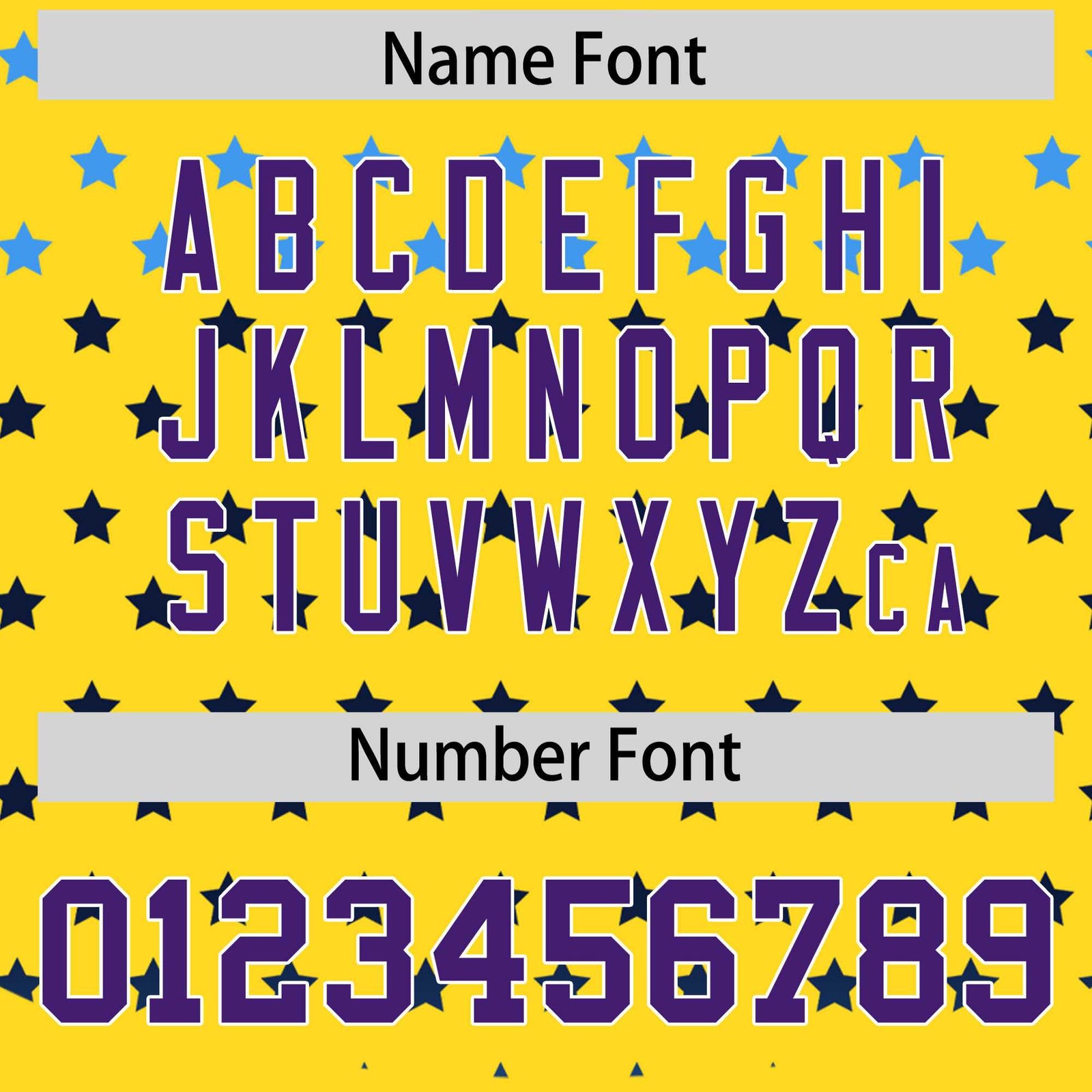Custom Gold Purple-White Raglan Sleeve Personalized Star Print Authentic Baseball Jersey