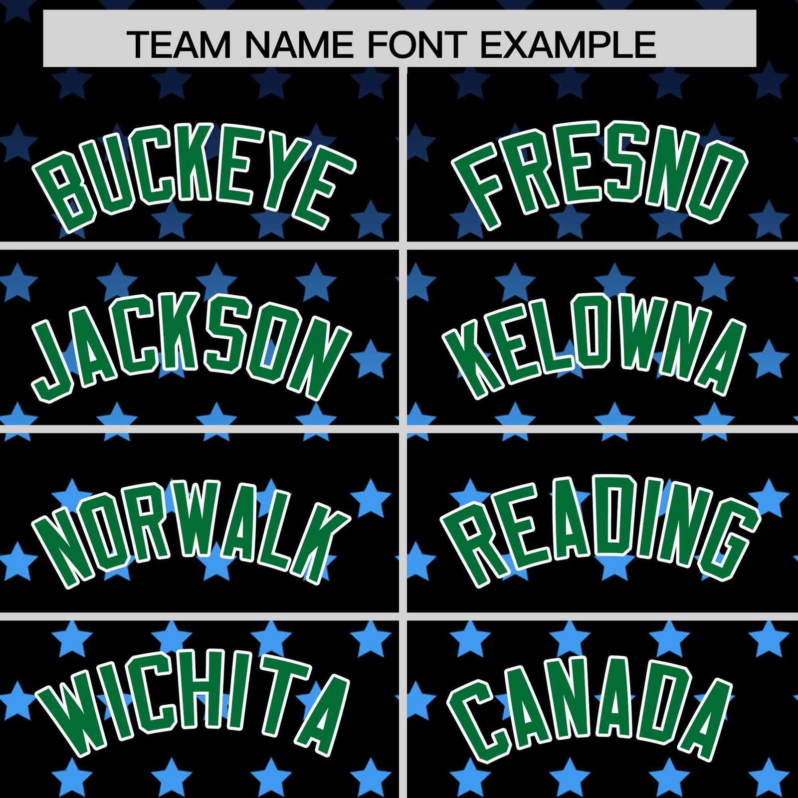Custom Black Kelly Green-White Raglan Sleeve Personalized Star Print Authentic Baseball Jersey