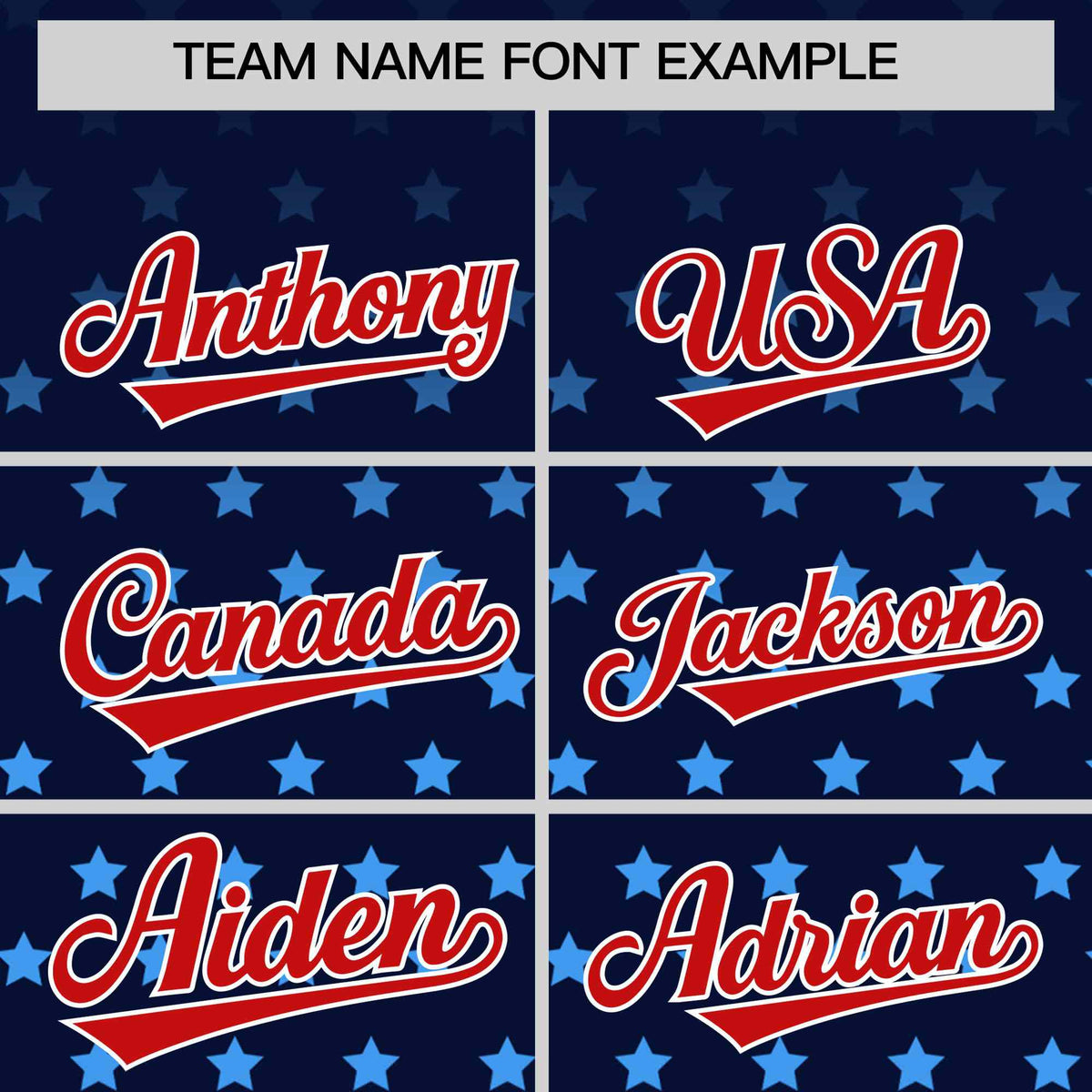 Custom Navy Red-White Raglan Sleeve Personalized Star Print Authentic Baseball Jersey