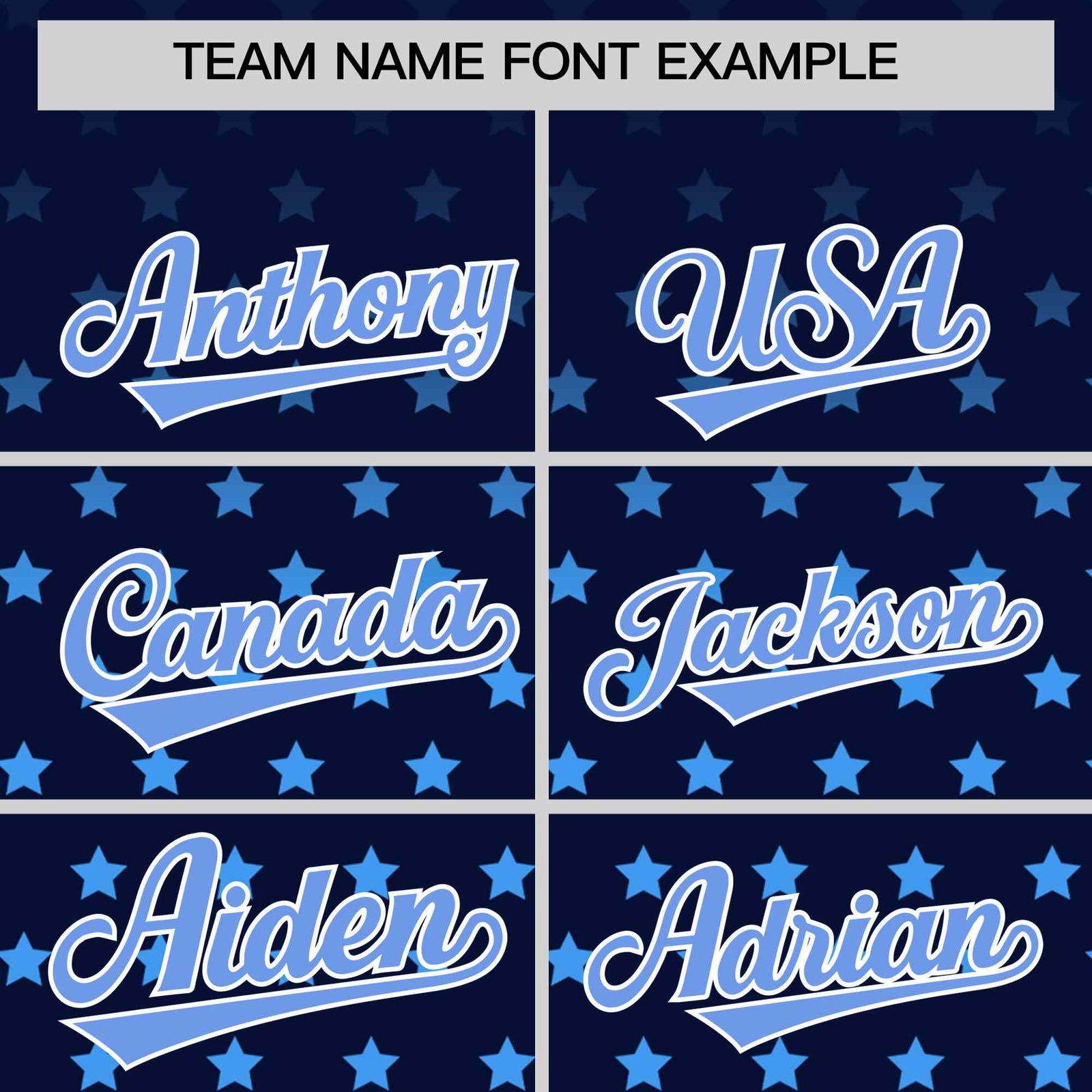 Custom Navy Light Blue-White Raglan Sleeve Personalized Star Print Authentic Baseball Jersey