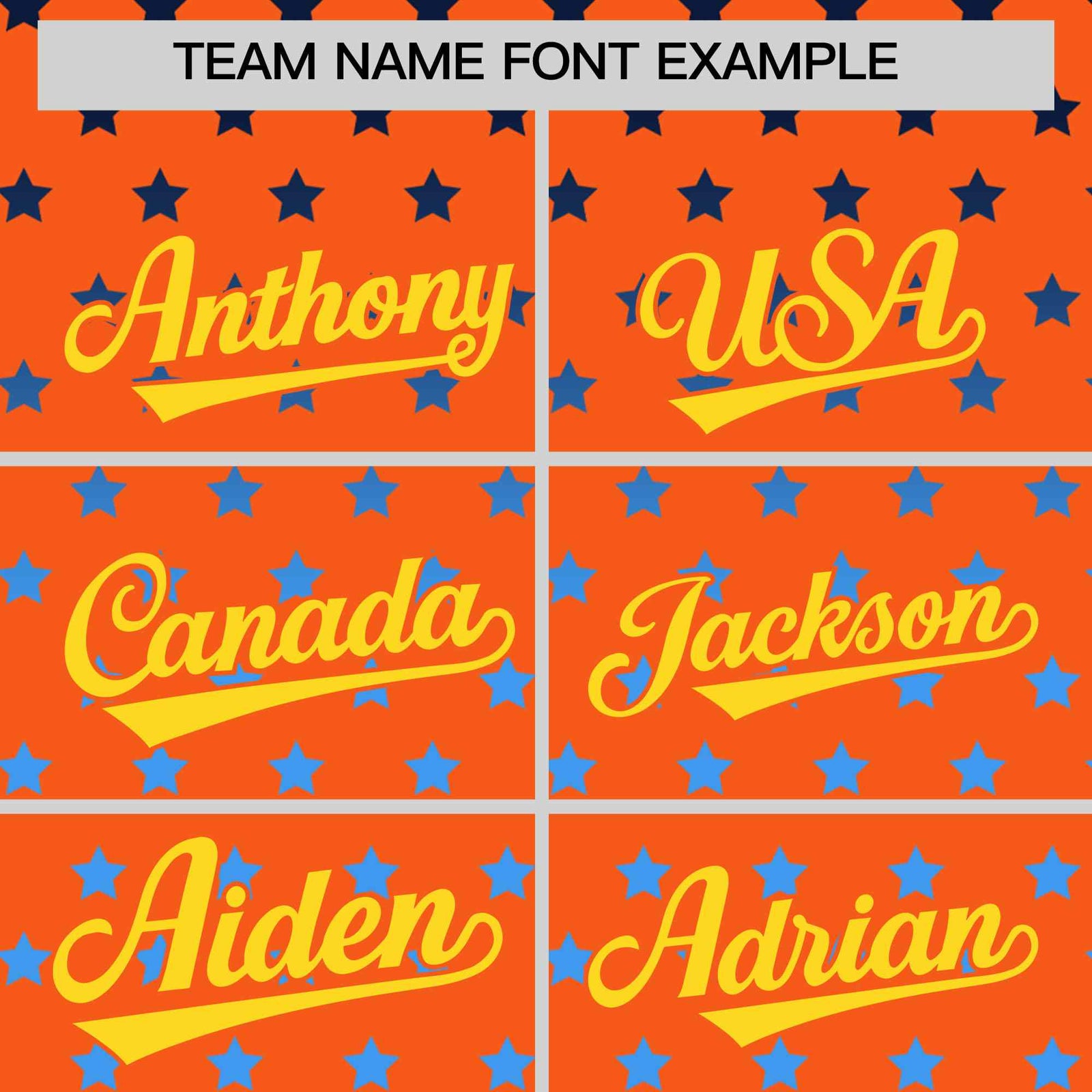 Custom Orange Gold-White Raglan Sleeve Personalized Star Print Authentic Baseball Jersey