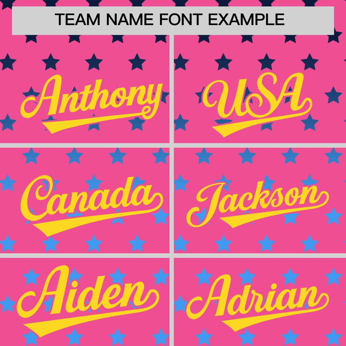 Custom Pink Gold-White Raglan Sleeve Personalized Star Print Authentic Baseball Jersey