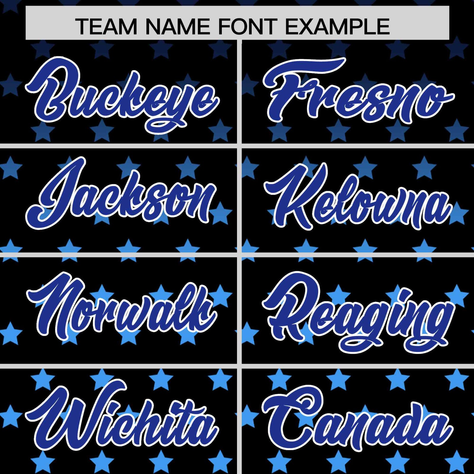 Custom Black Royal-White Raglan Sleeve Personalized Star Print Authentic Baseball Jersey