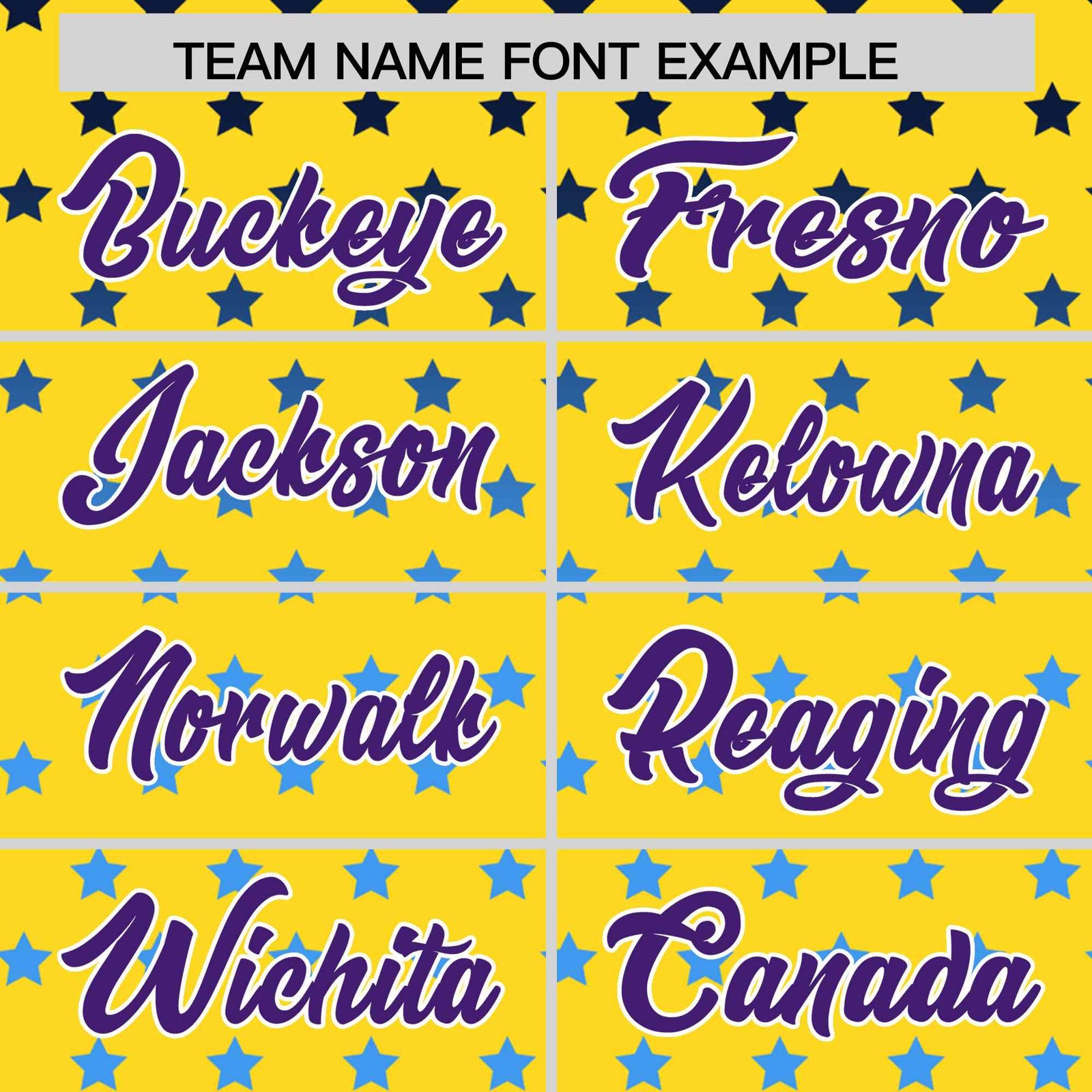 Custom Gold Purple-White Raglan Sleeve Personalized Star Print Authentic Baseball Jersey